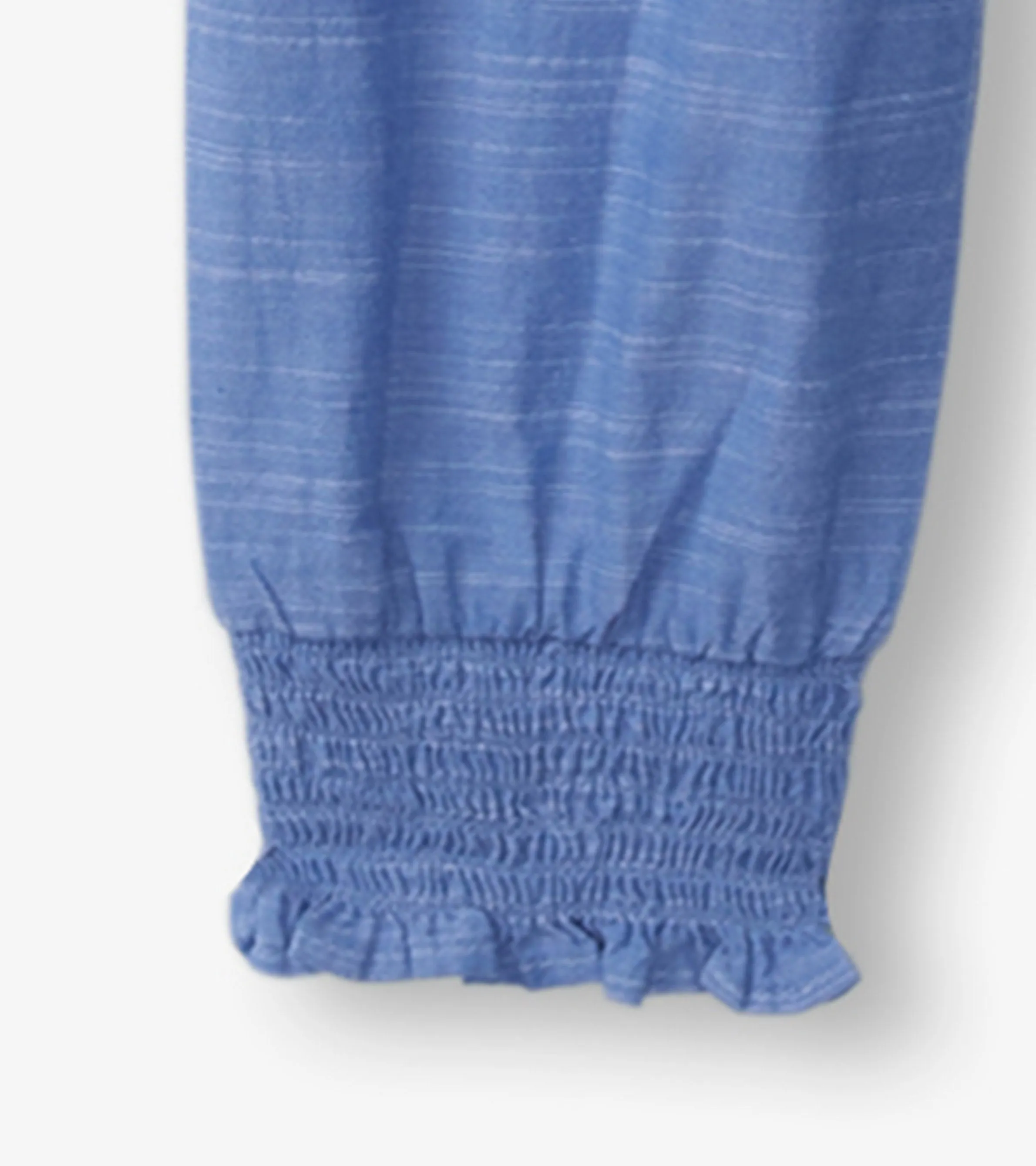Girls Chambray Smocked Jumpsuit -Hatley