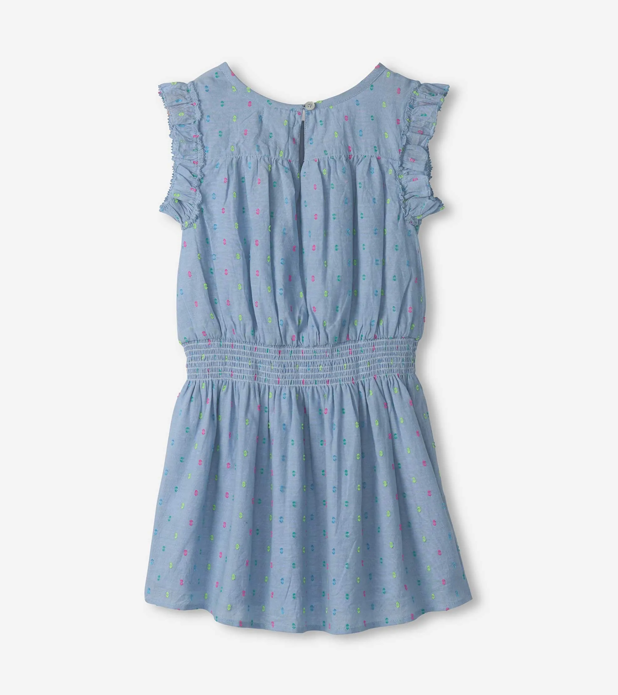 Girls Chambray Woven Play Dress -Hatley