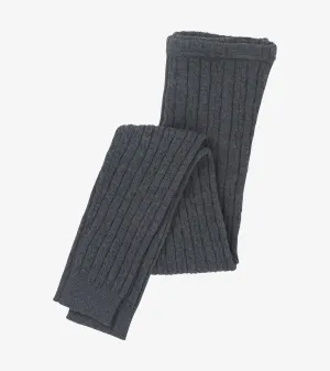 Girls Charcoal Cable Knit Tights -Hatley