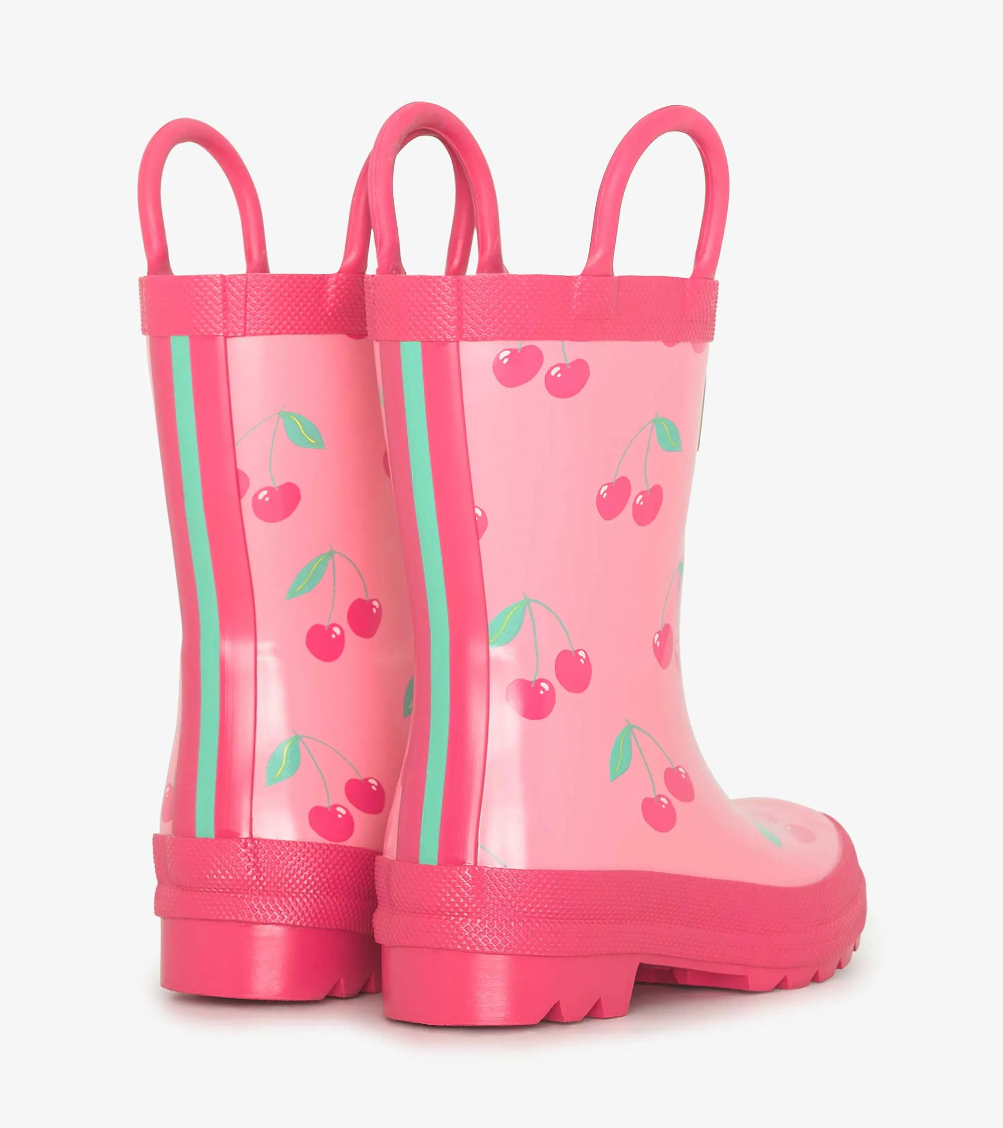 Girls Cherries Rain Boots with Handles -Hatley
