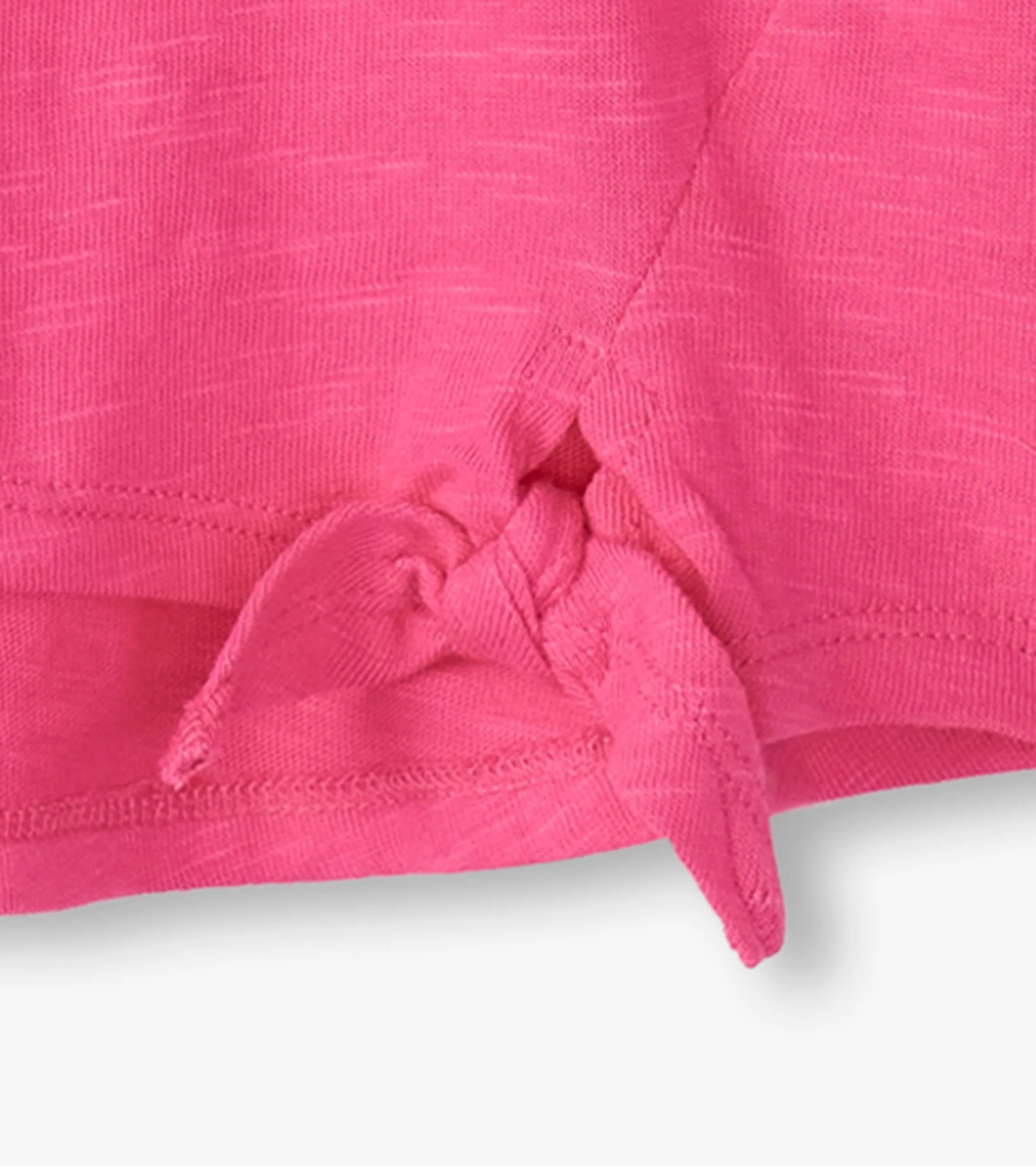 Girls Chiffon Heart Tie Front T-Shirt -Hatley