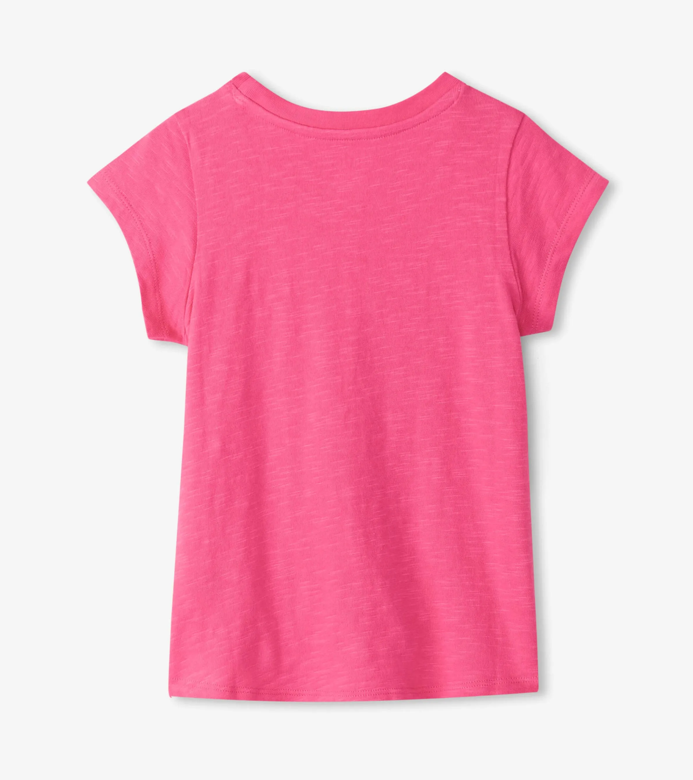 Girls Chiffon Heart Tie Front T-Shirt -Hatley