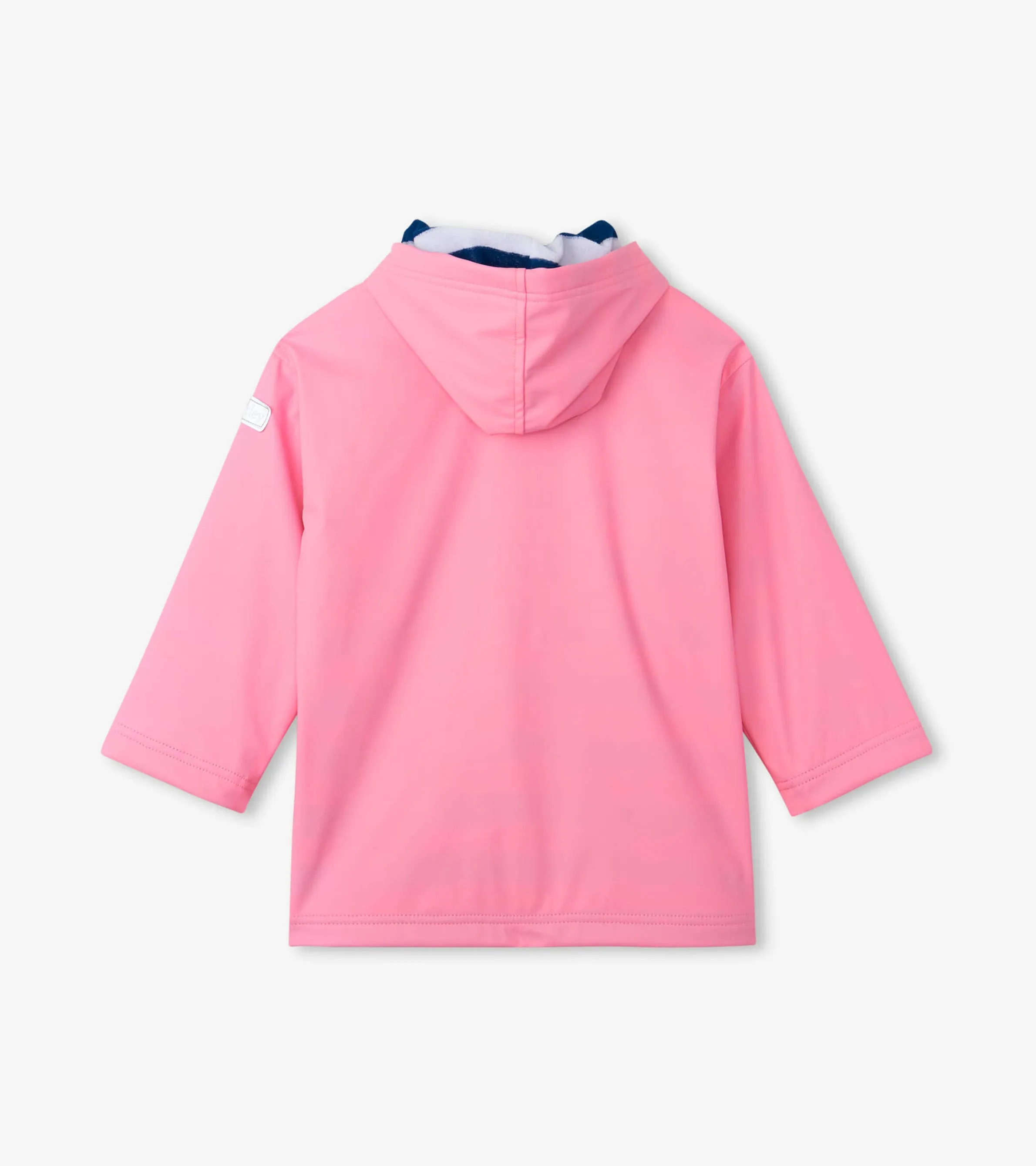 Girls Classic Pink Zip-Up Rain Jacket -Hatley