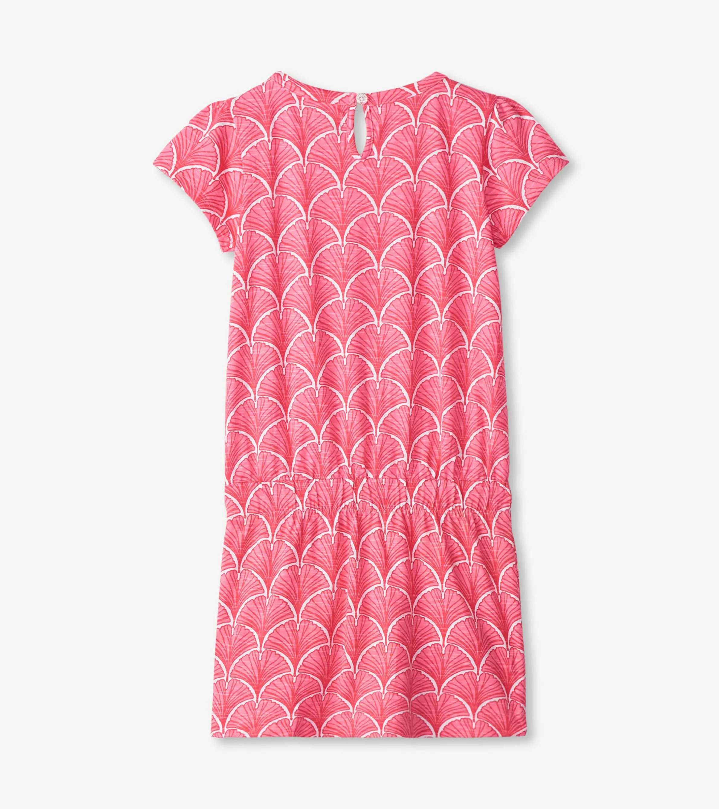 Girls Coral Fans T-Shirt Dress -Hatley