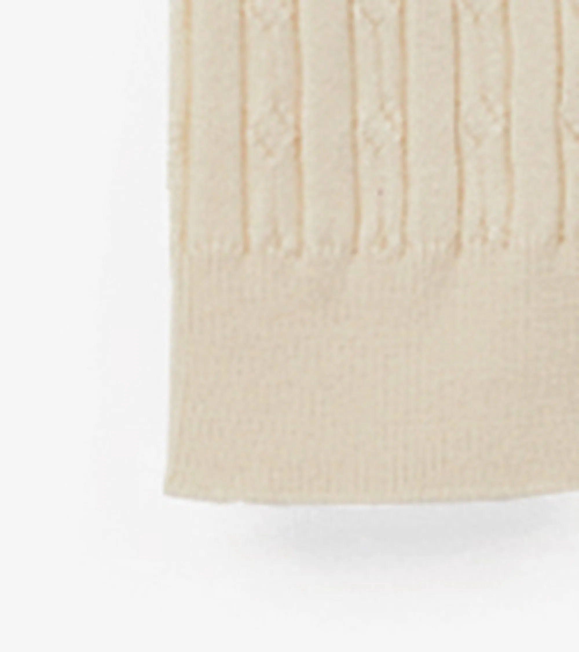 Girls Cream Cable Knit Tights -Hatley