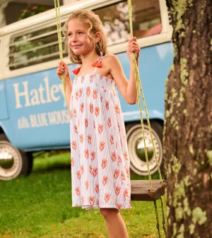 Girls Crinkle Gauze Girls Floral Dress -Hatley