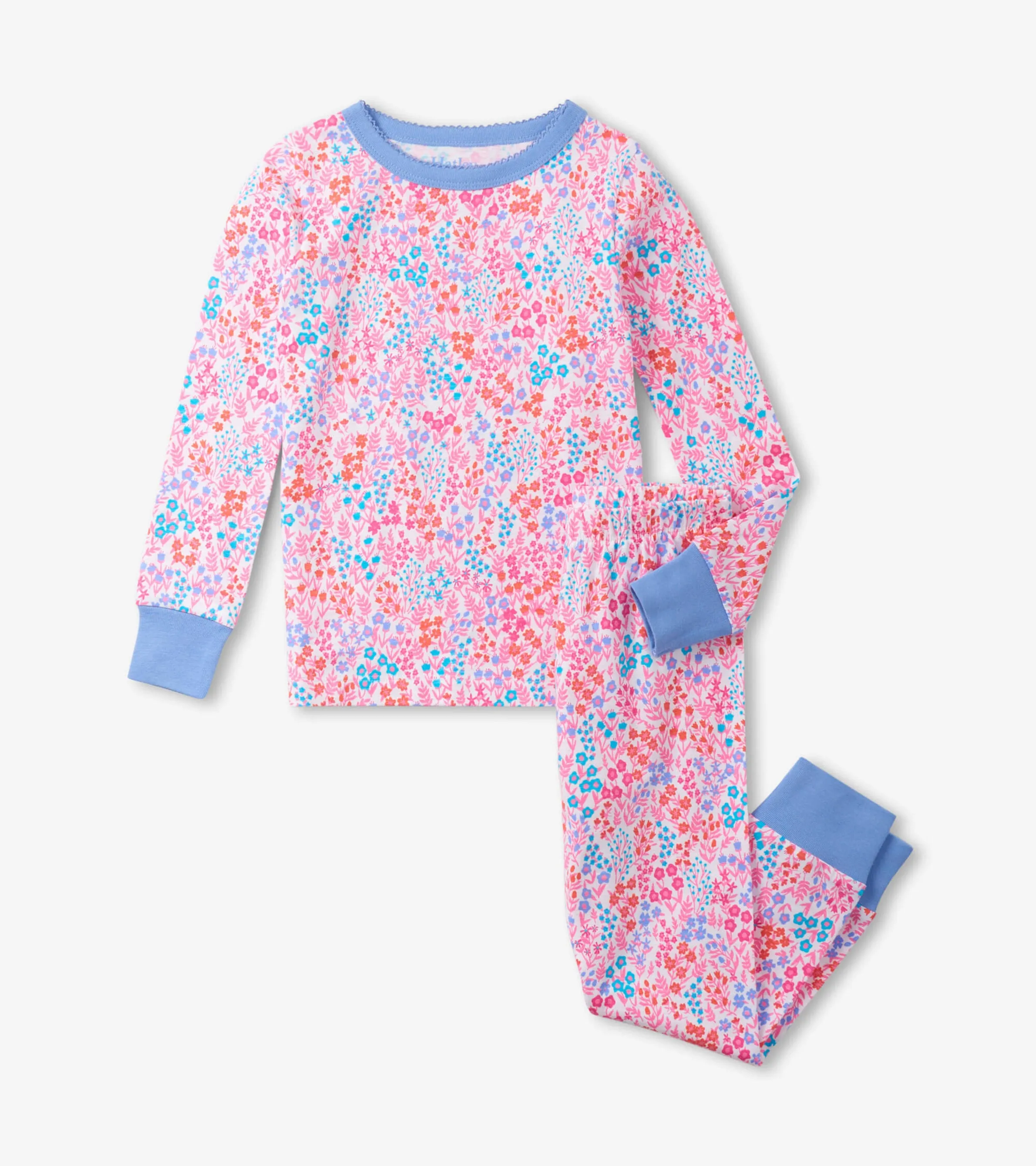 Girls Ditsy Floral Pajama Set -Hatley