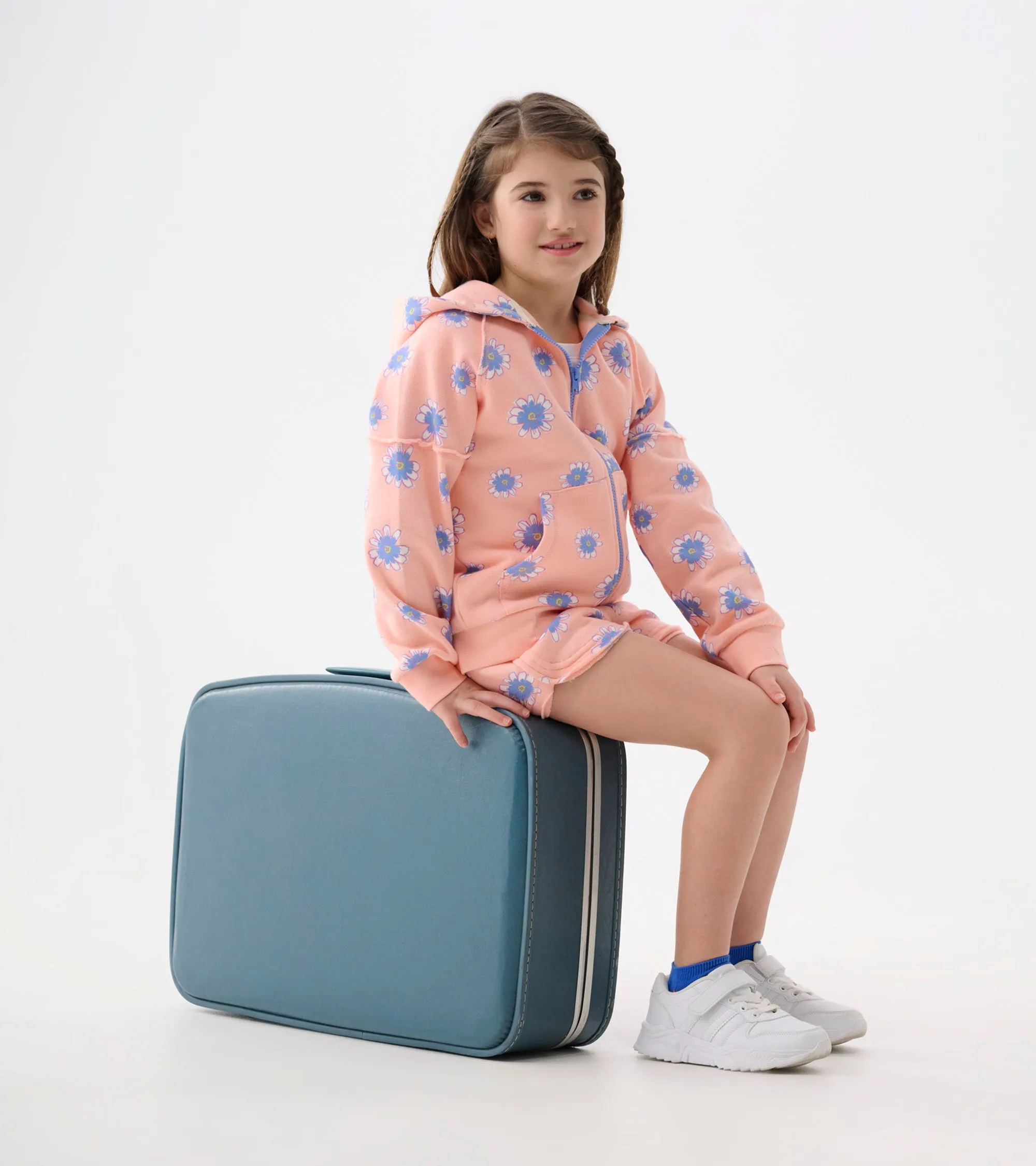 Girls Doodle Daisy Hoodie -Hatley