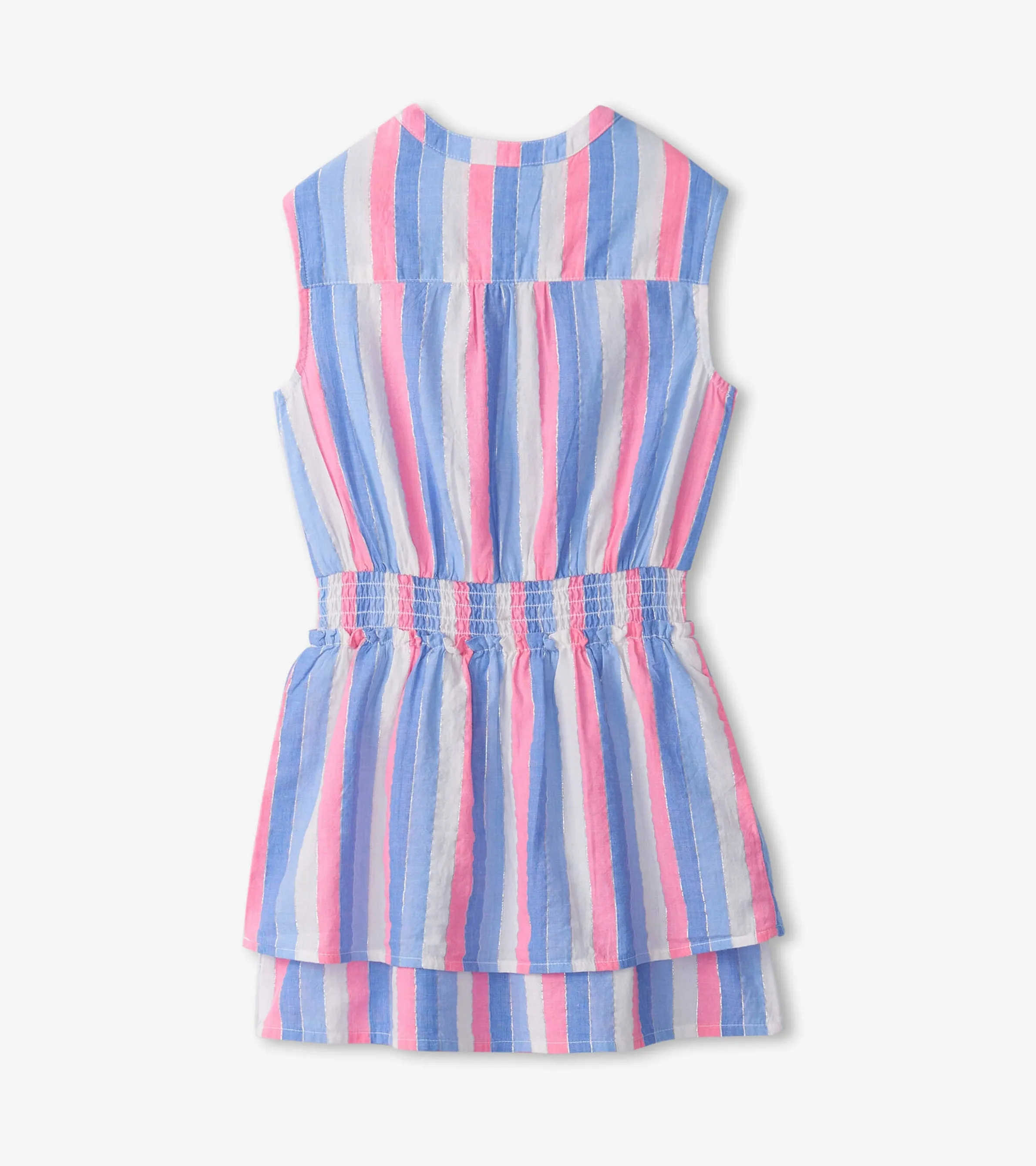 Girls Evening Sky Smocked Waist Dress -Hatley