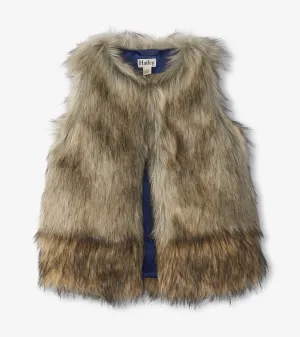 Girls Faux Fur Vest -Hatley
