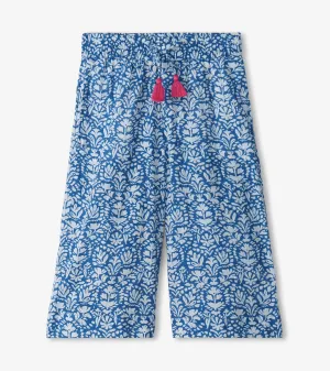 Girls Floral Shibori Cropped Culottes -Hatley