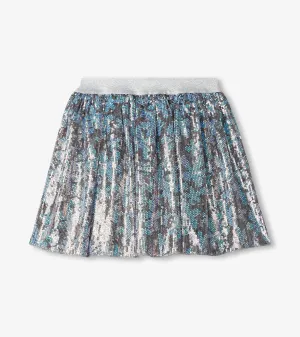 Girls Flower Shimmer Sequin Tulle Skirt -Hatley