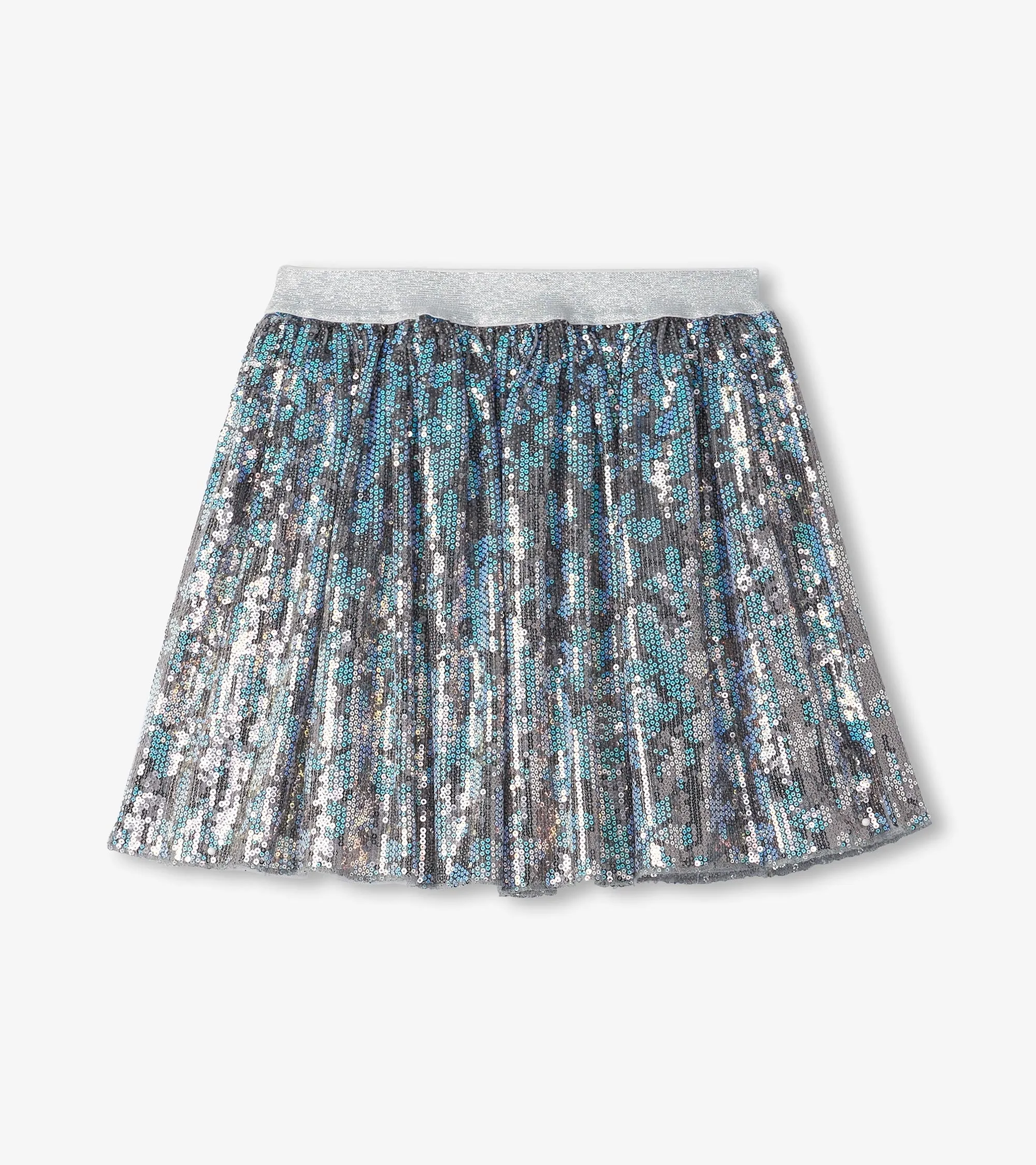 Girls Flower Shimmer Sequin Tulle Skirt -Hatley