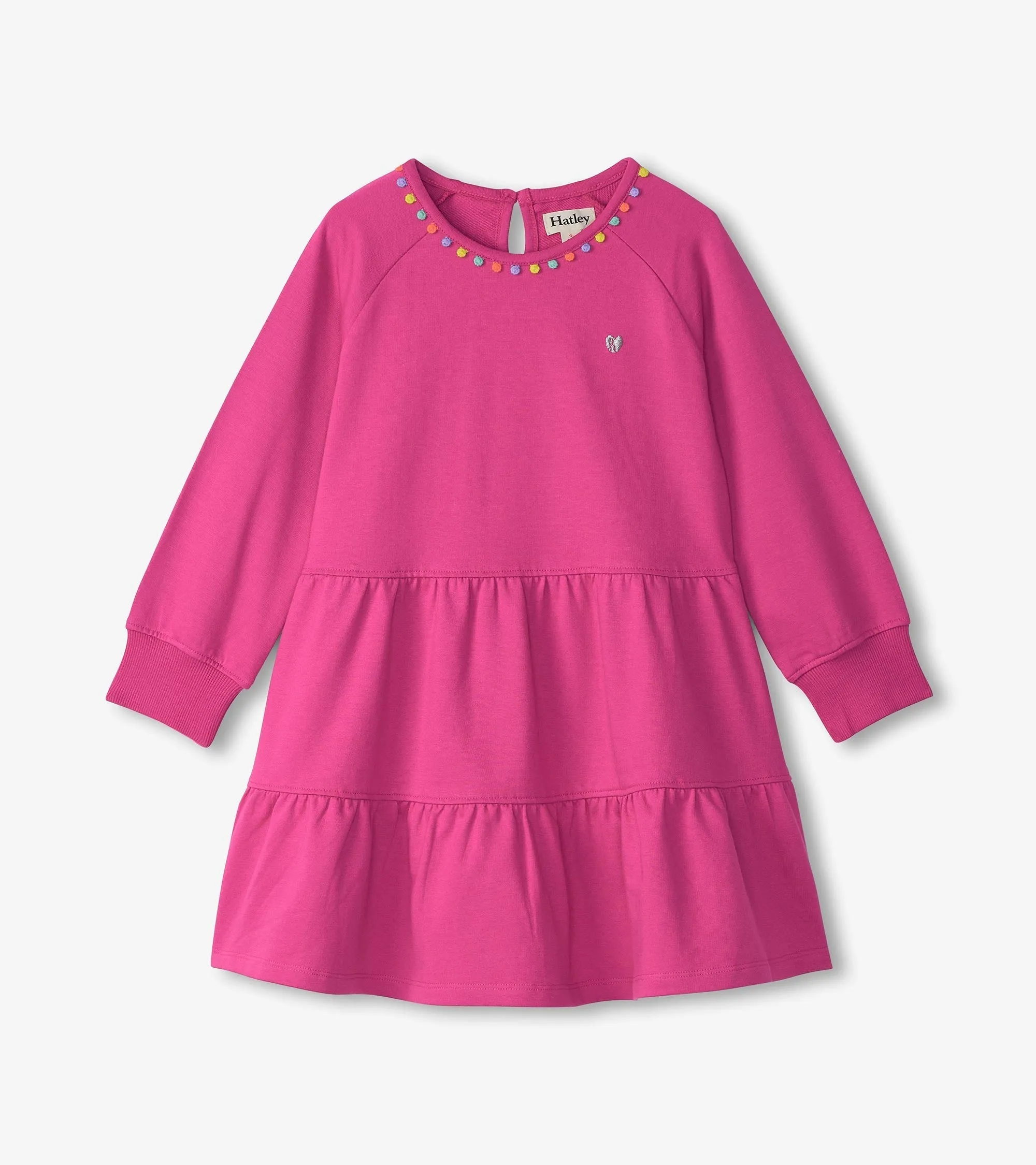 Girls Flowers Gathered Tiered Dress -Hatley