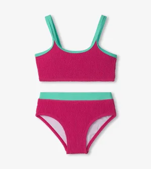 Girls Fuchsia Purple Bikini Set -Hatley