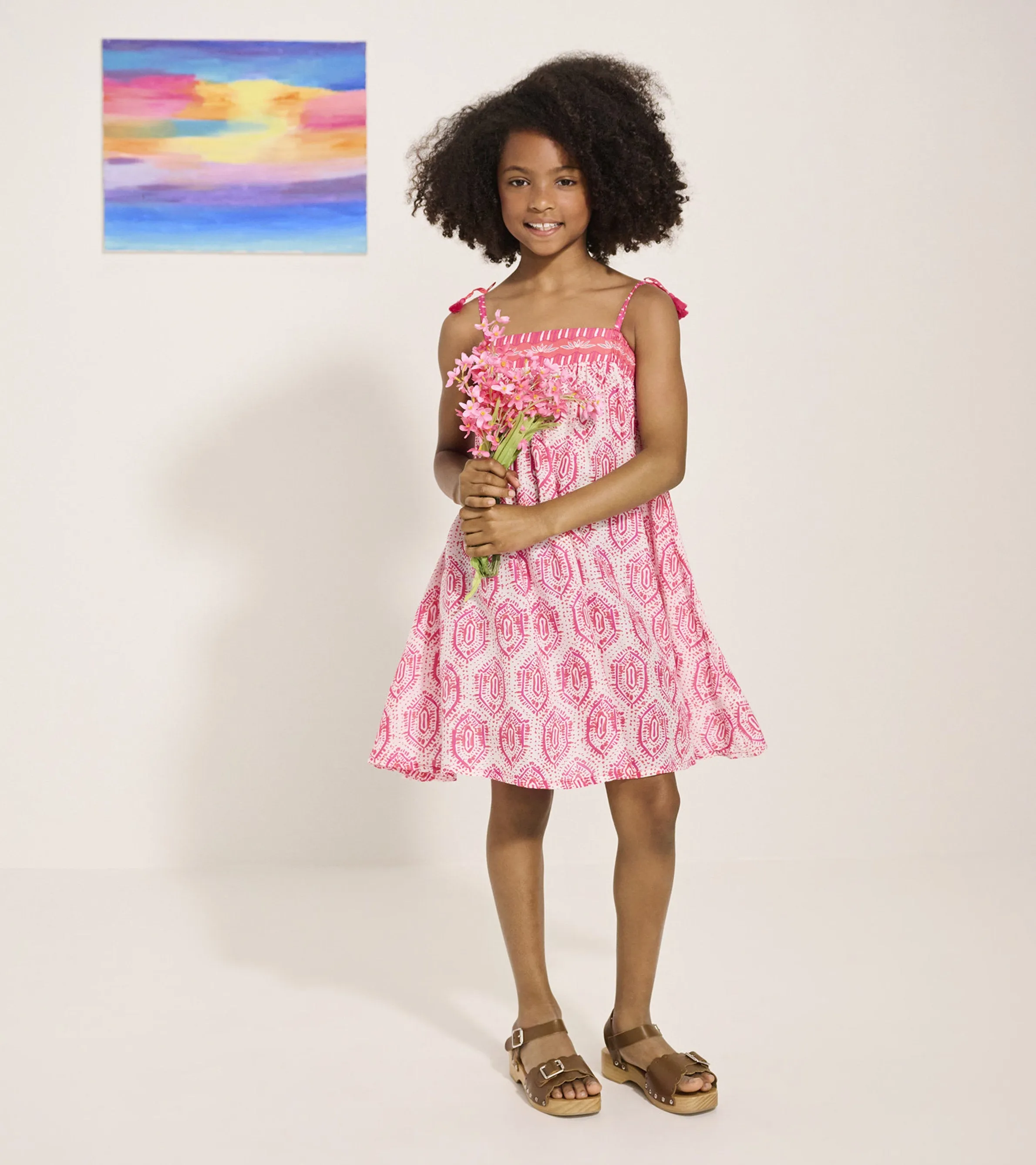 Girls Geo Mosaic Dress -Hatley