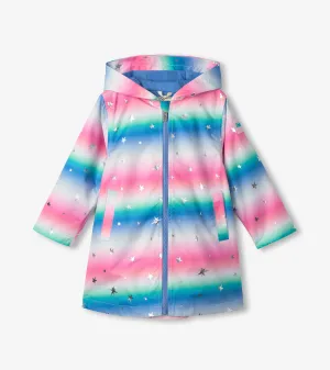 Girls Glitter Star A-Line Swing Jacket -Hatley