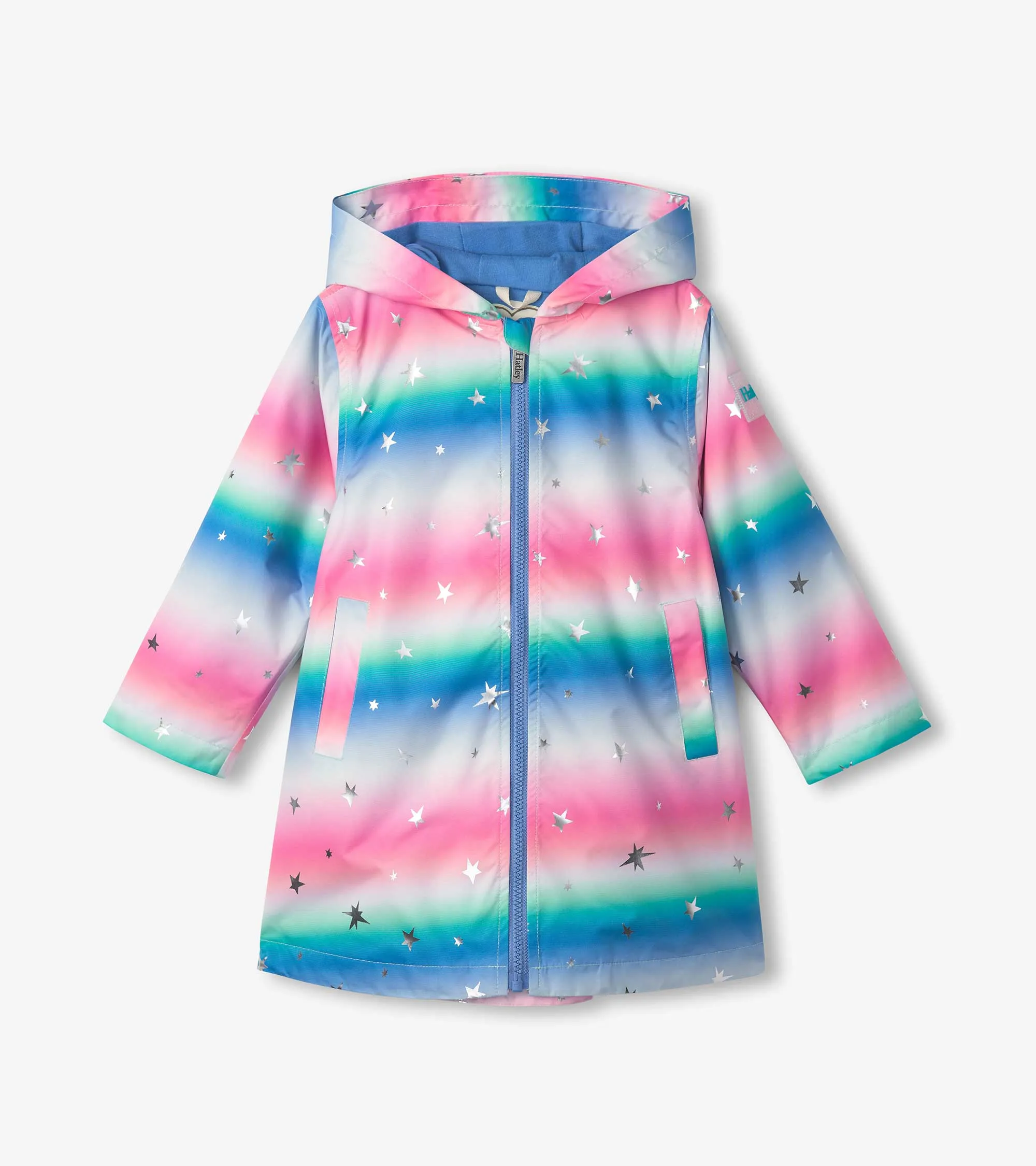 Girls Glitter Star A-Line Swing Jacket -Hatley