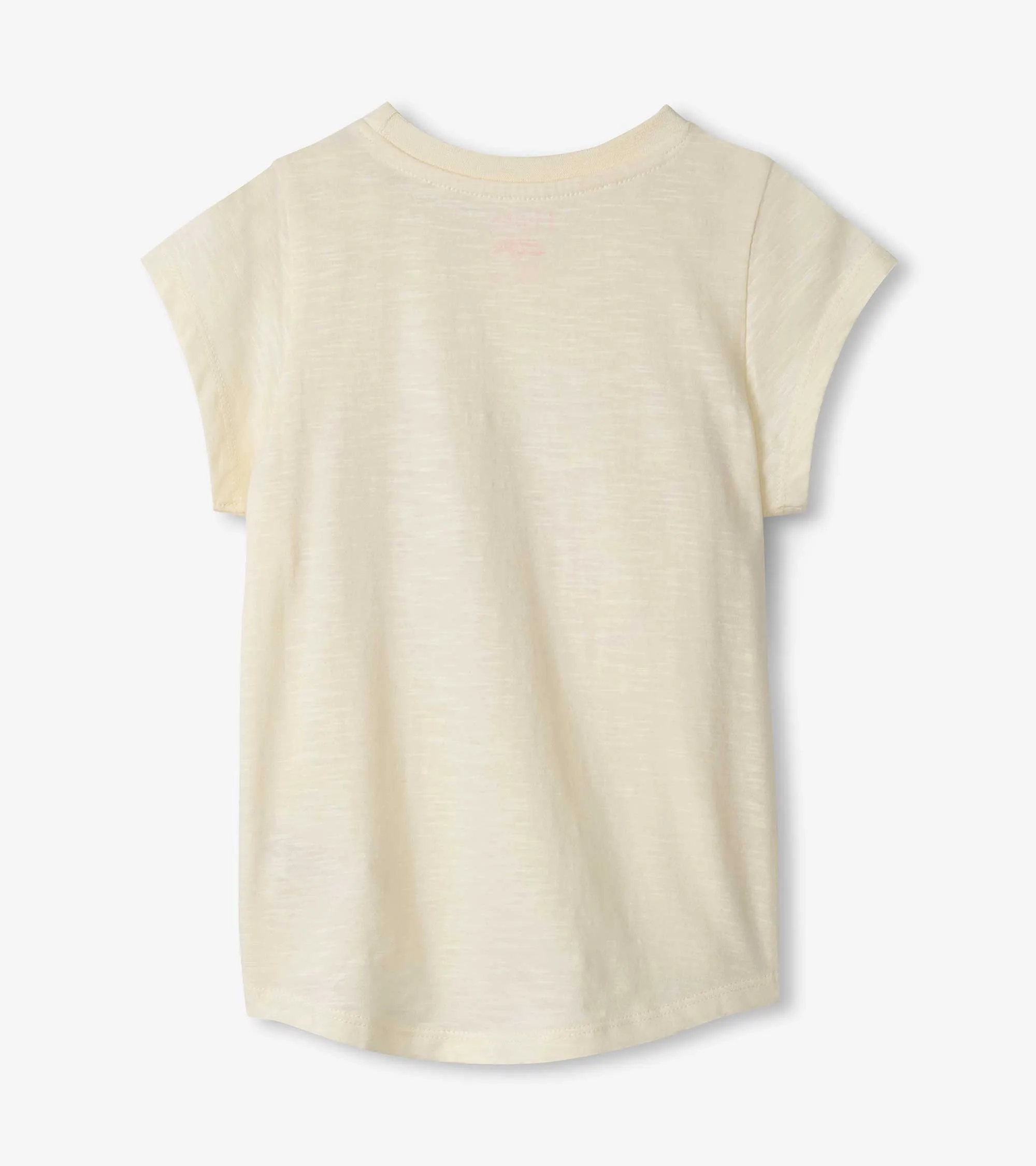 Girls Glowing Butterfly Tie Front T-Shirt -Hatley