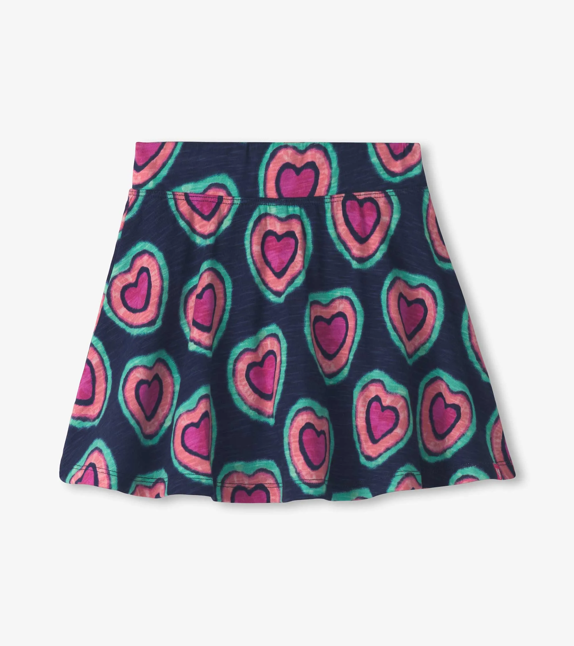 Girls Glowing Hearts Floaty Skort -Hatley