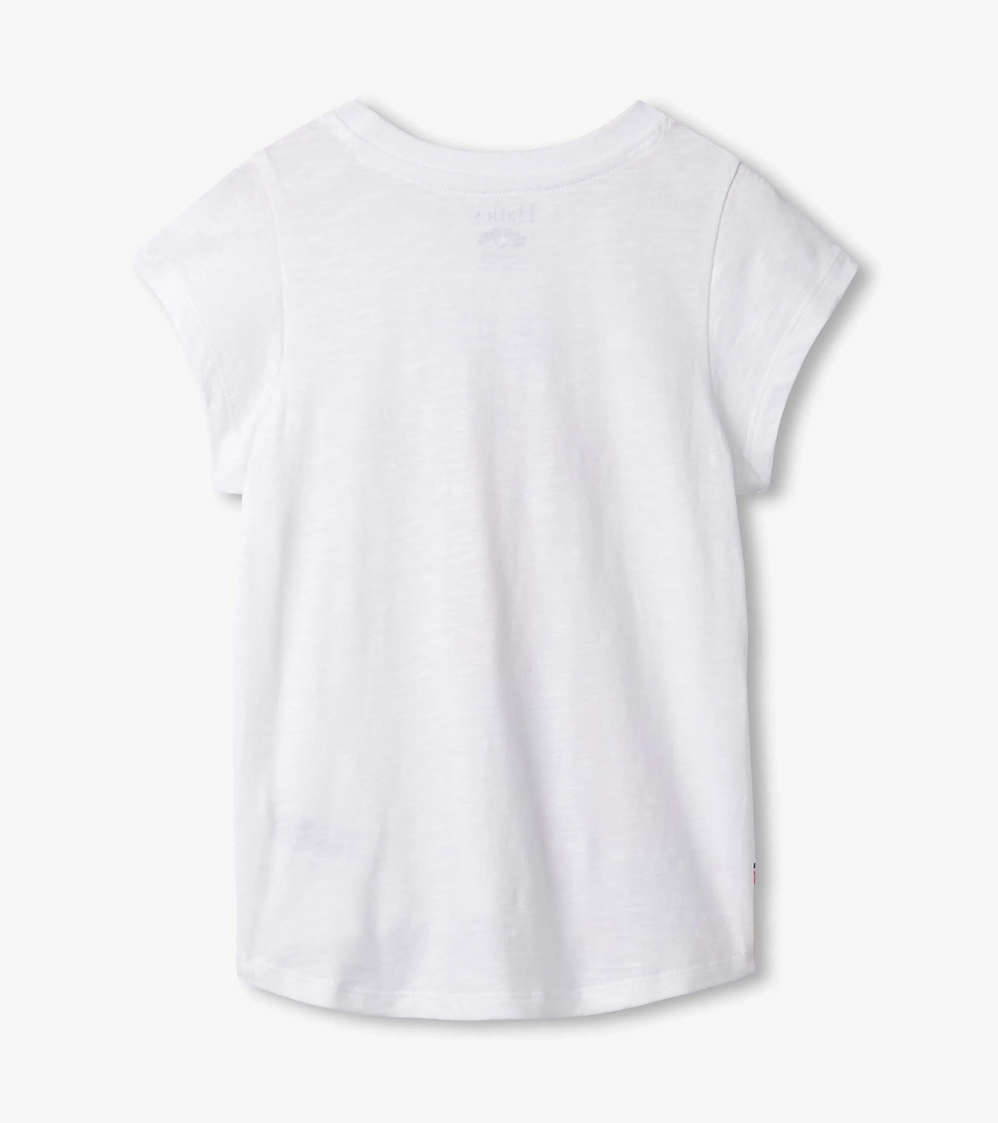 Girls Happy Giraffe Tie Front T-Shirt -Hatley