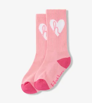 Girls Hatley Heart Tube Socks -Hatley