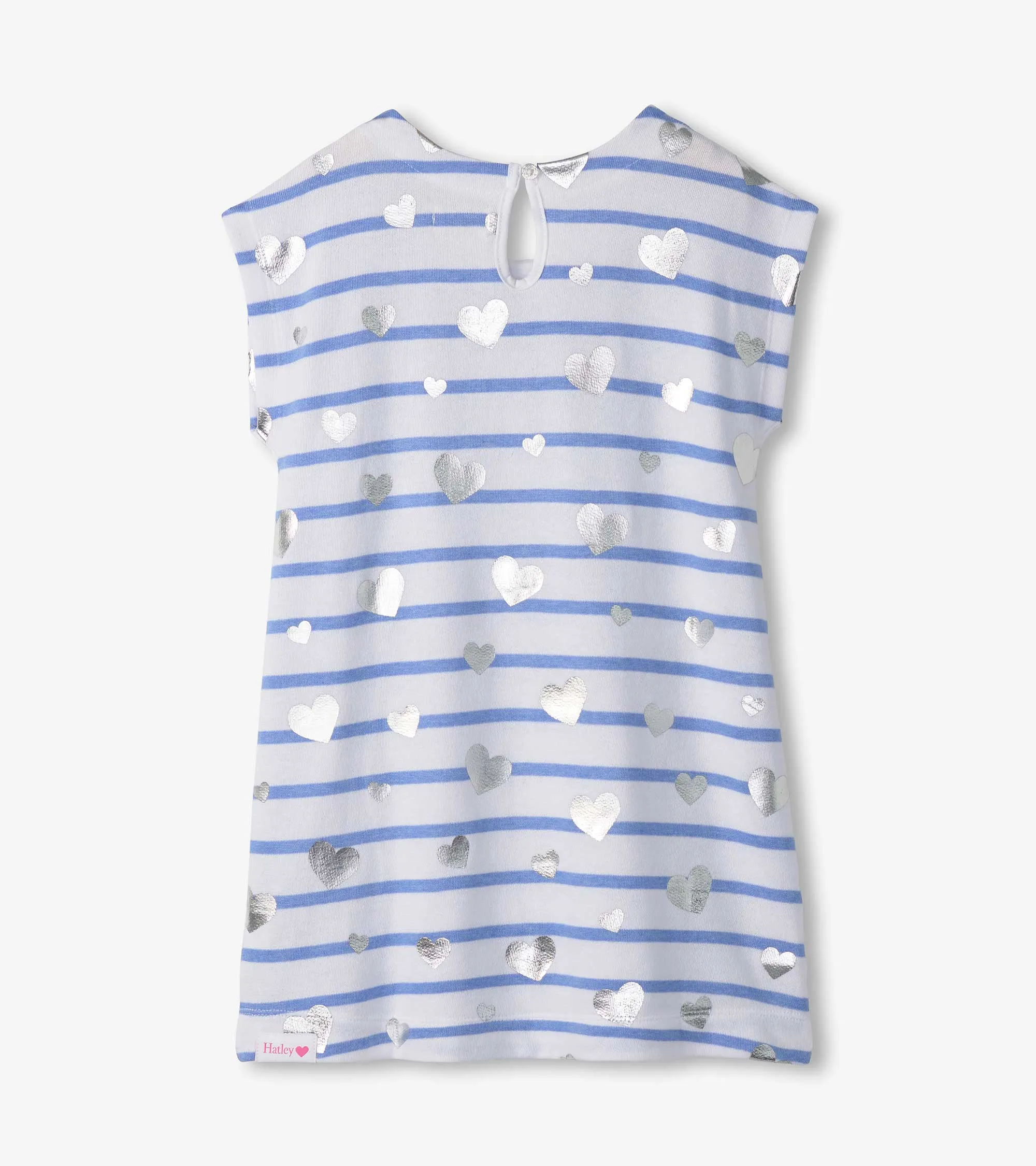 Girls Heart Stripes Slouchy Dress -Hatley