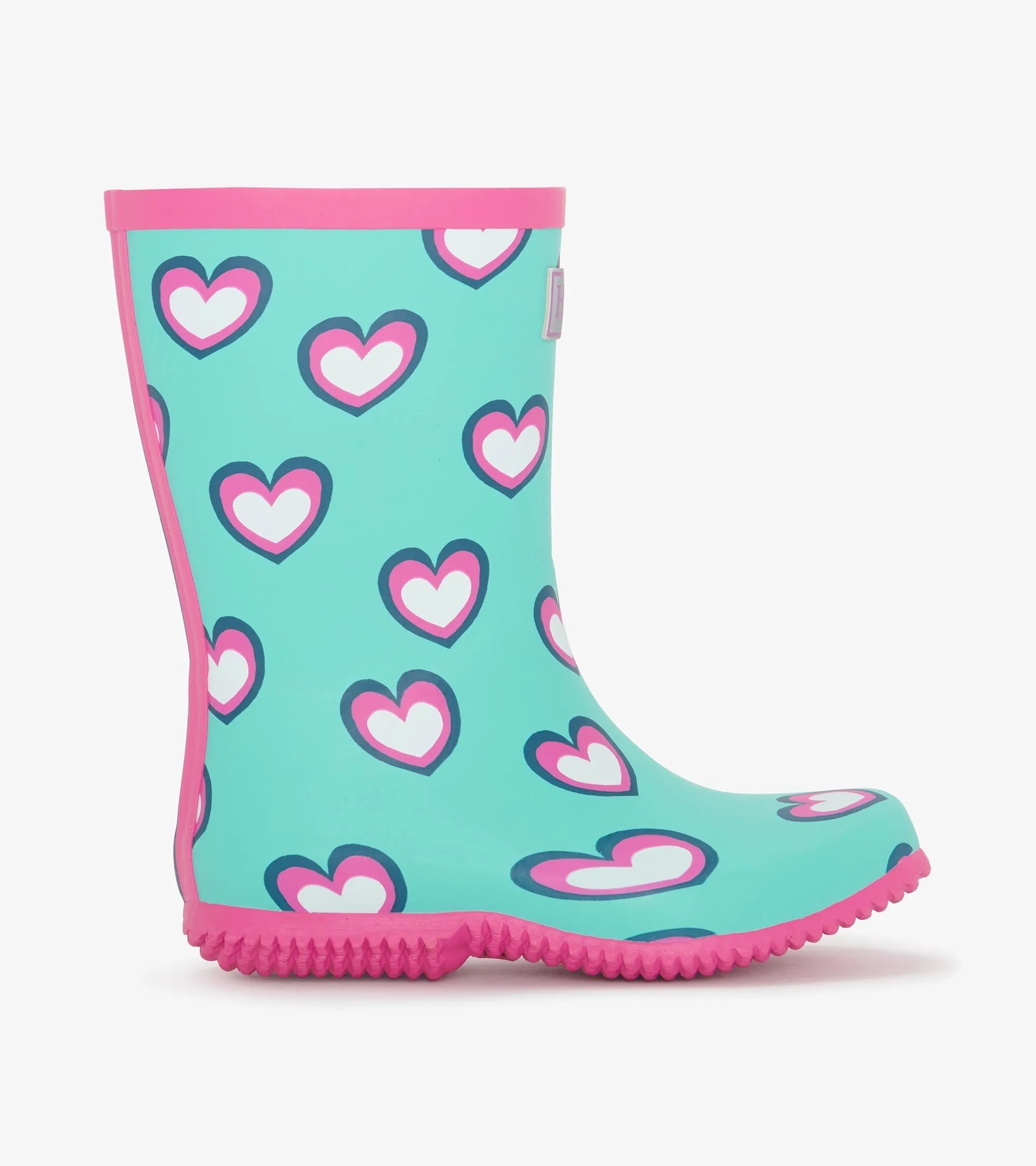 Girls Hearts Packable Rain Boots -Hatley