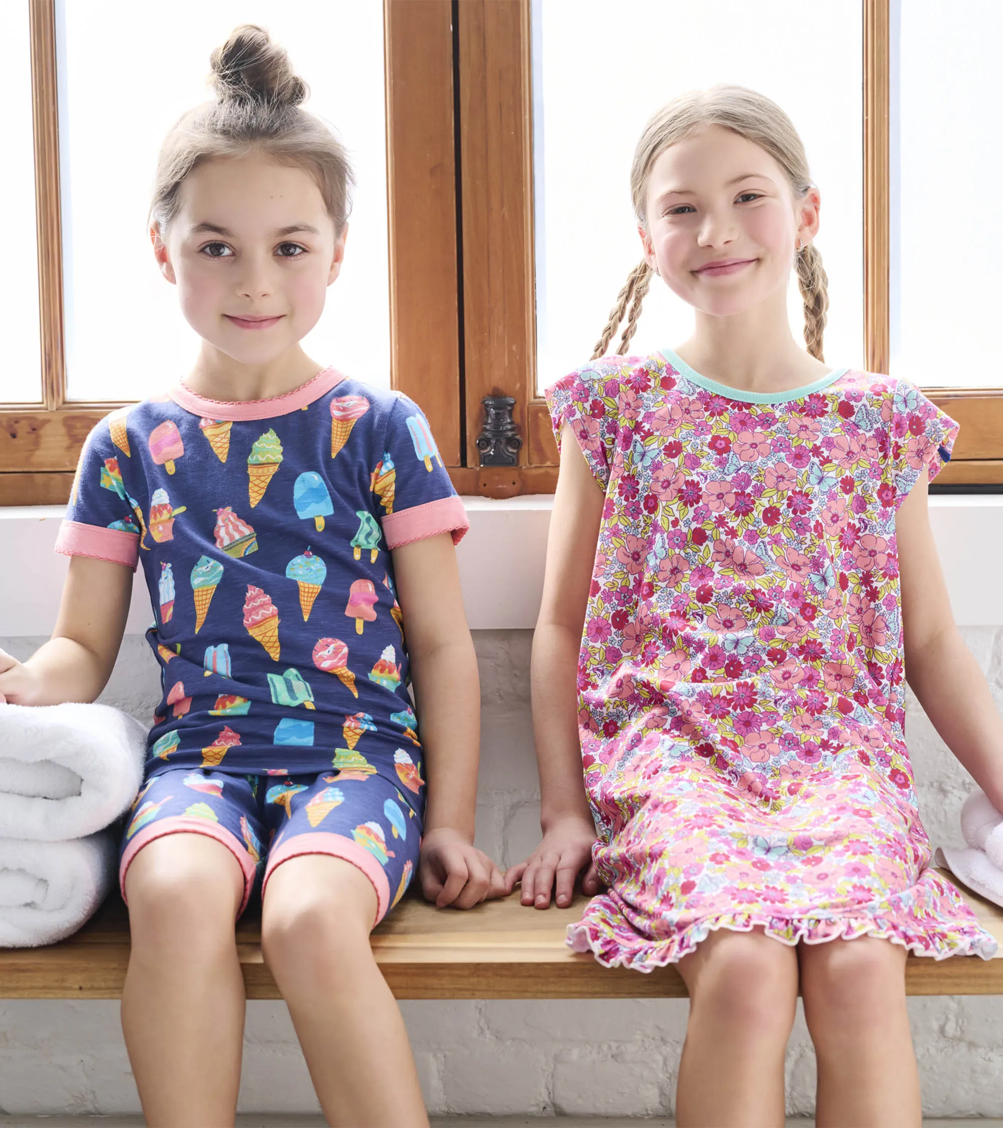 Girls Ice Cream Treats Short Pajama Set -Hatley