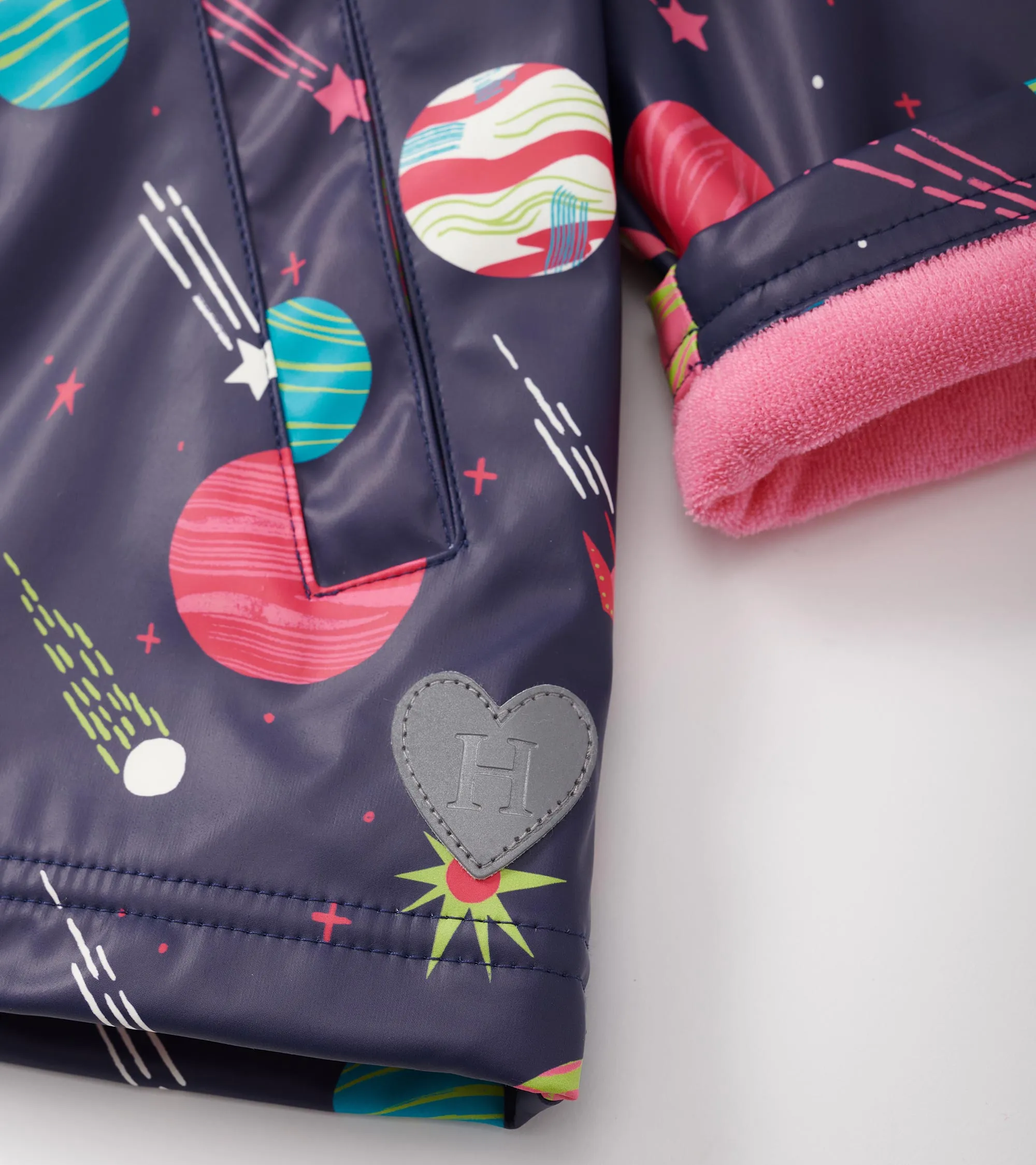 Girls Interstellar Zip-Up Rain Jacket -Hatley