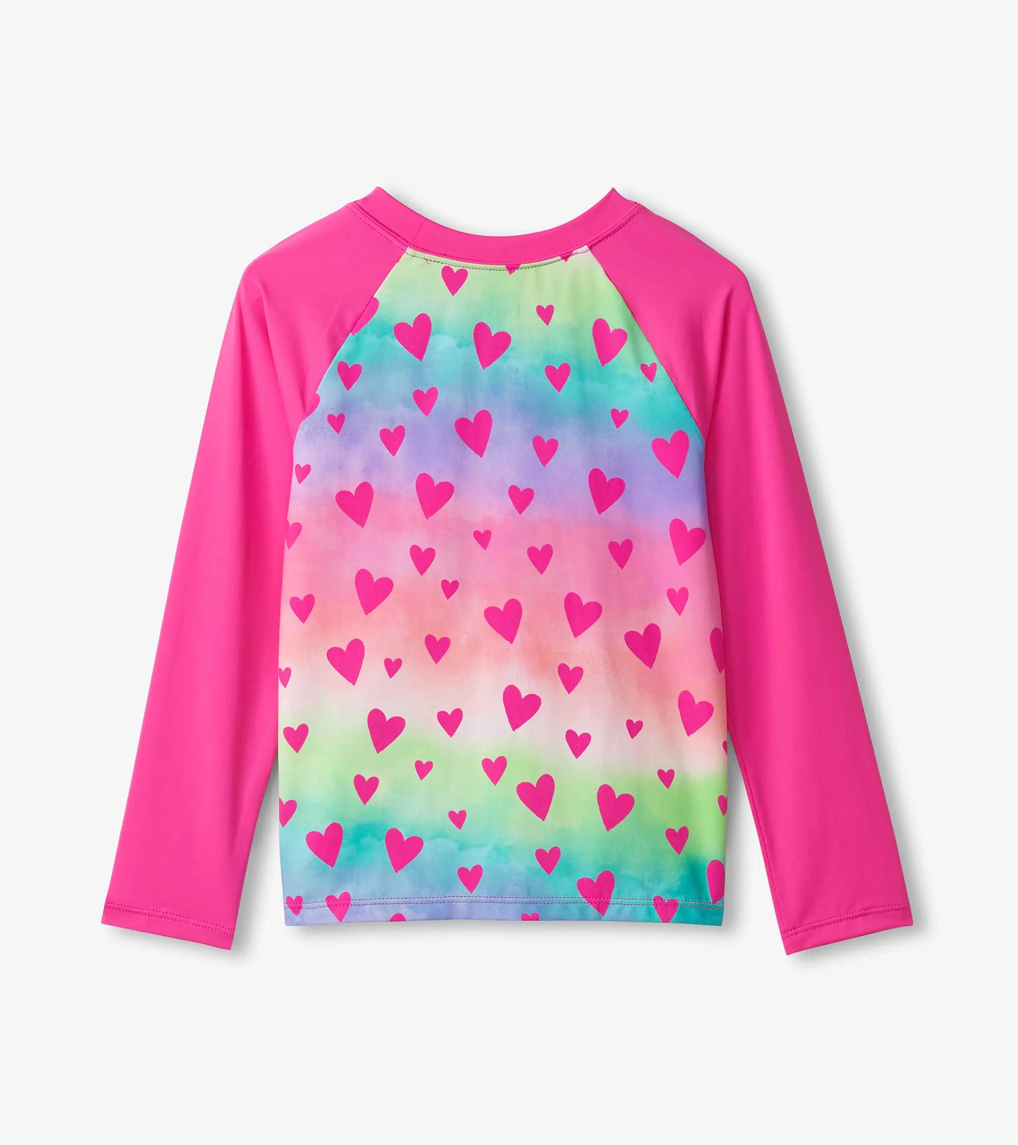 Girls Kaleidoscope Hearts Long Sleeve Rashguard -Hatley