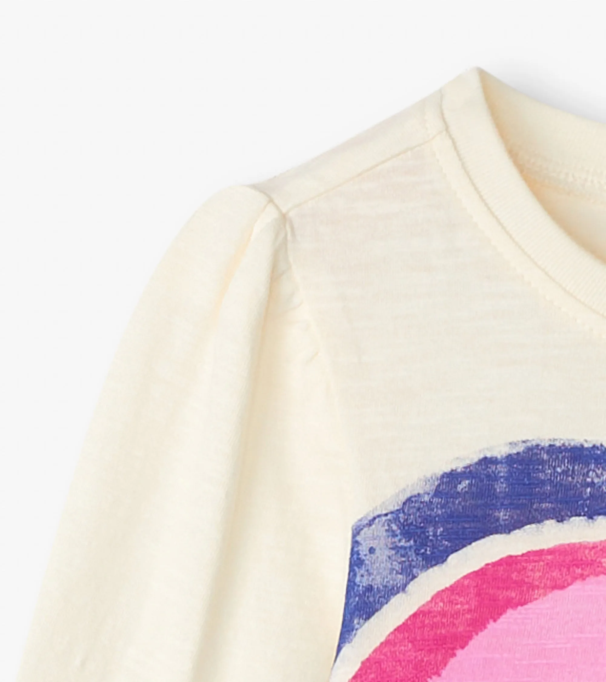 Girls Layered Hearts Long Sleeve Graphic Tee -Hatley