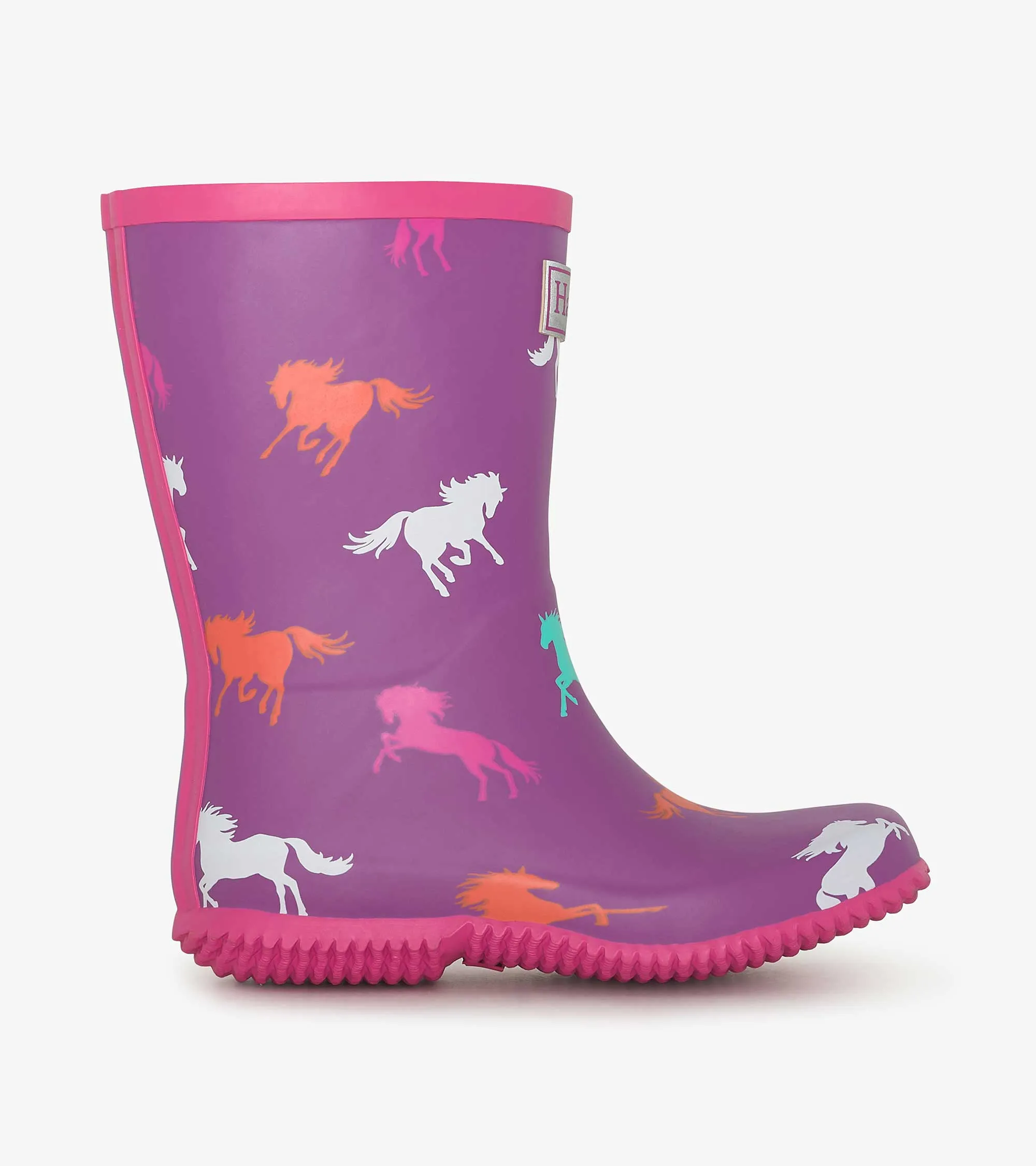 Girls Leaping Horses Packable Rain Boots -Hatley