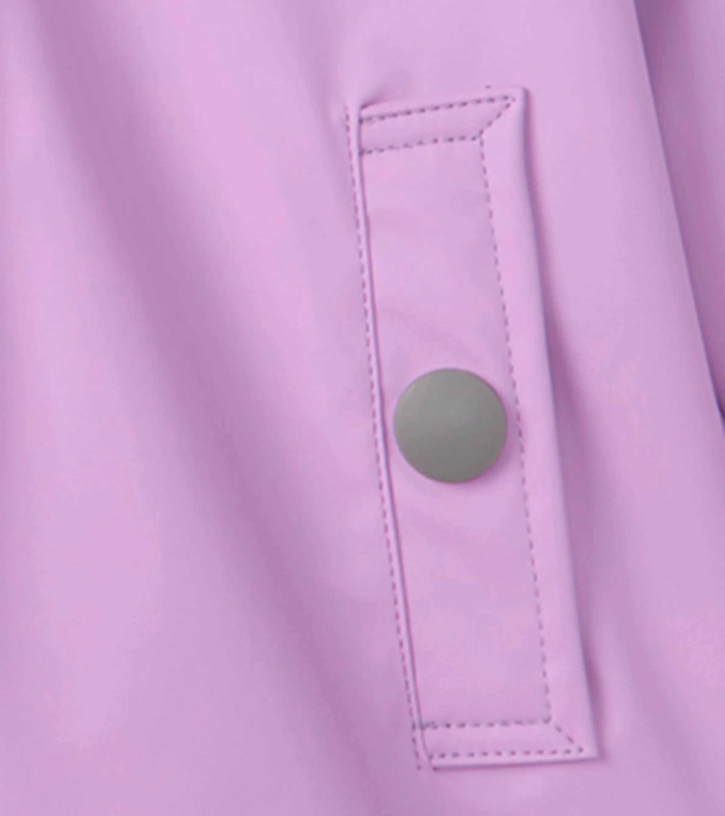 Girls Lilac Button-Up Rain Jacket -Hatley