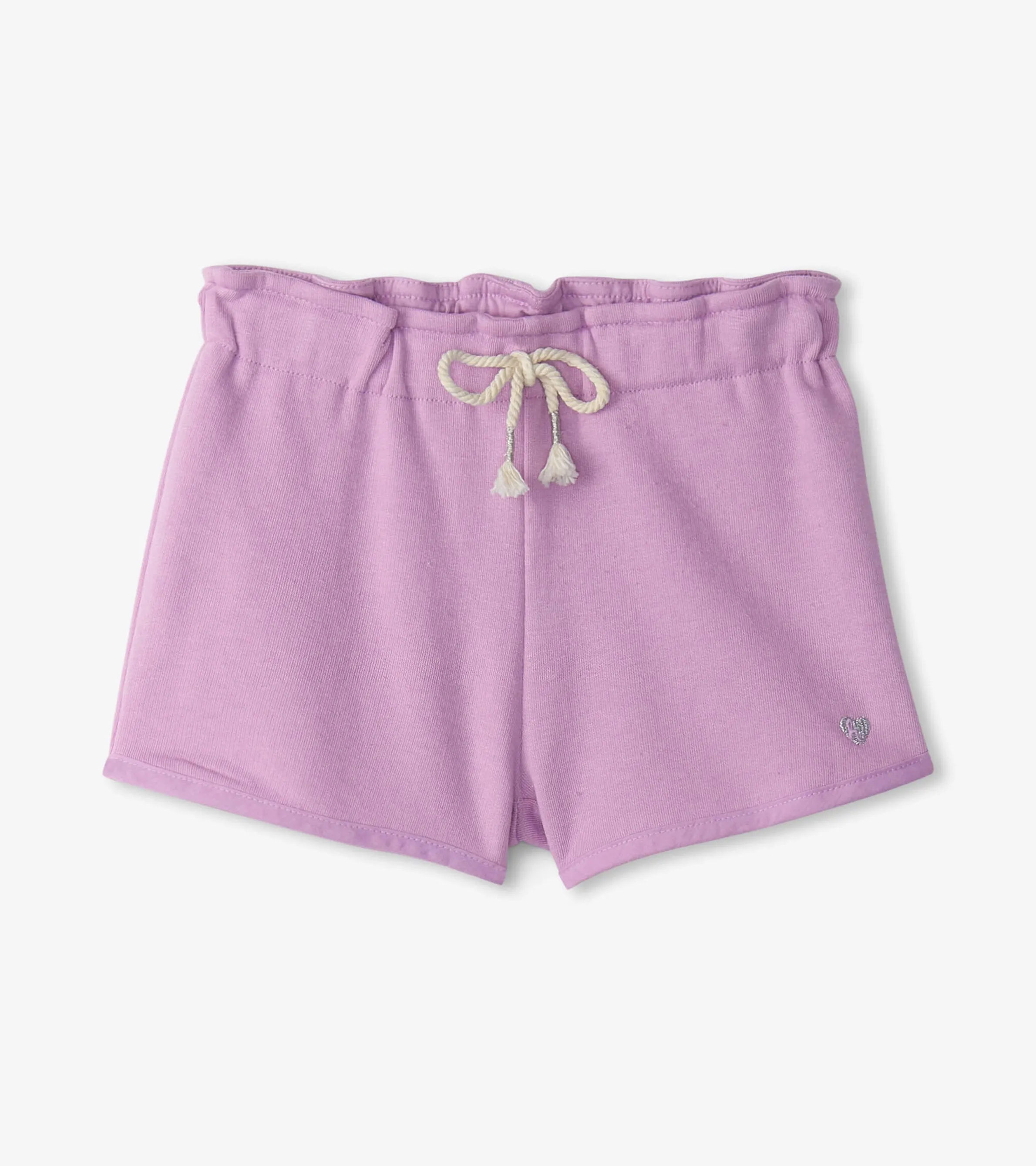 Girls Lilac Paper Bag Shorts -Hatley