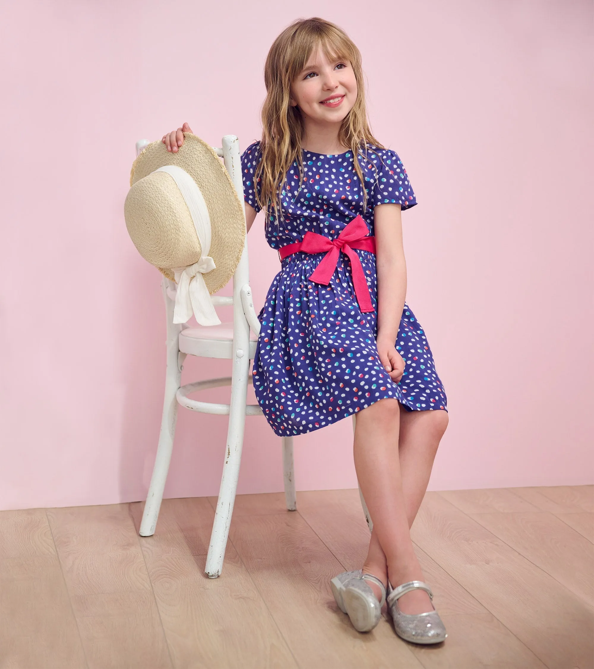 Girls Lots of Dots Garden Dress -Hatley