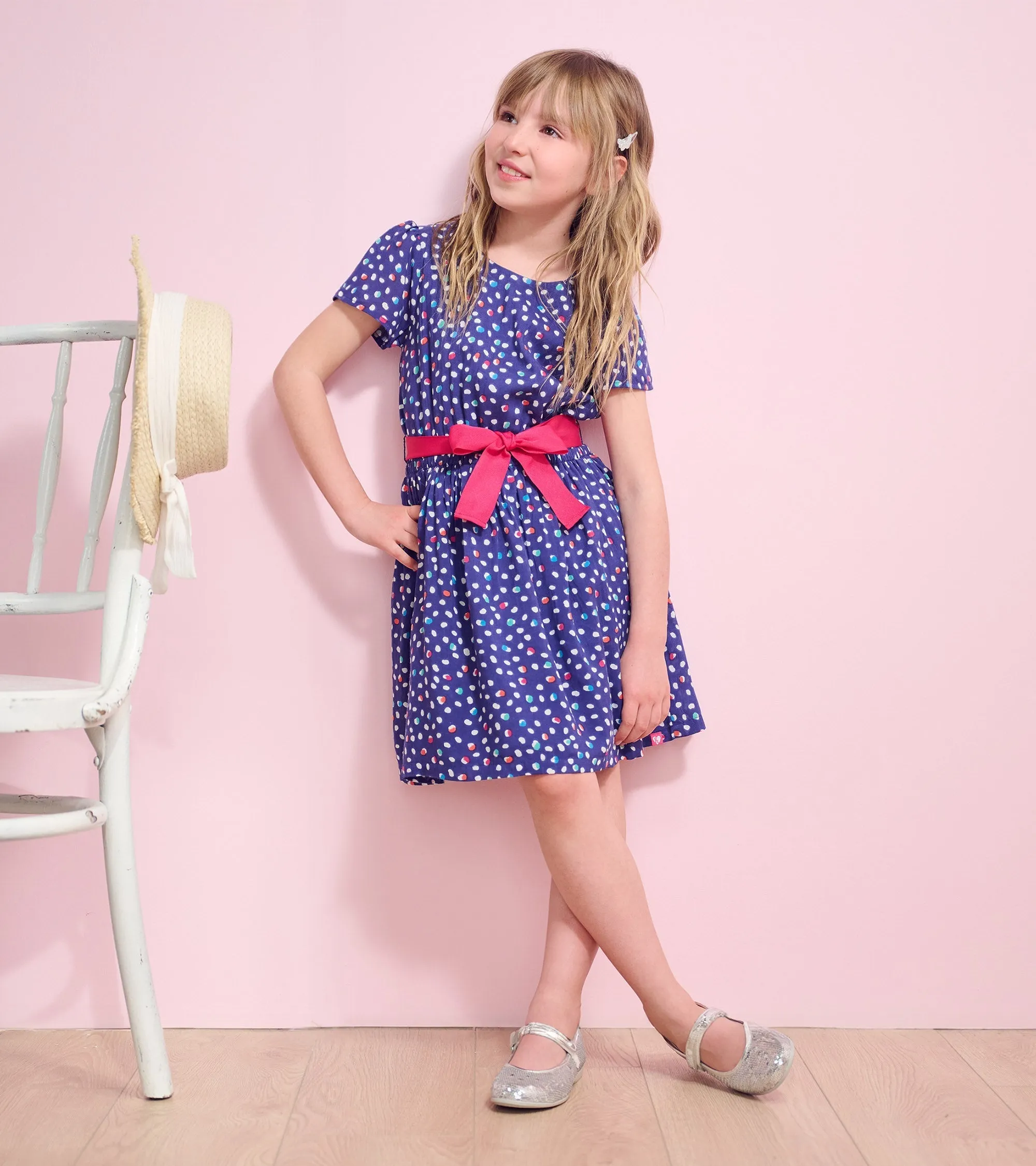Girls Lots of Dots Garden Dress -Hatley