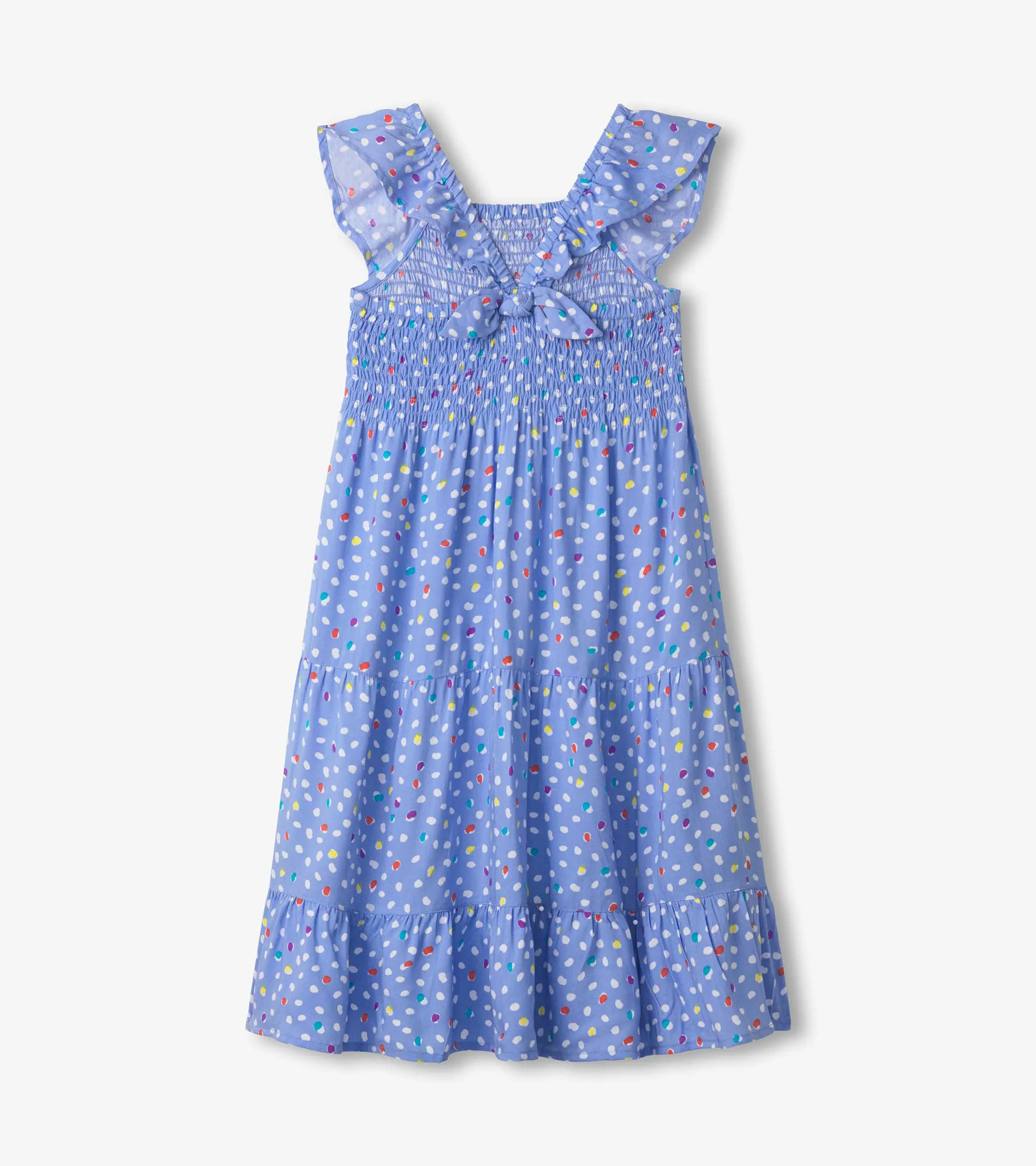 Girls Lots of Dots Smocked Dress -Hatley