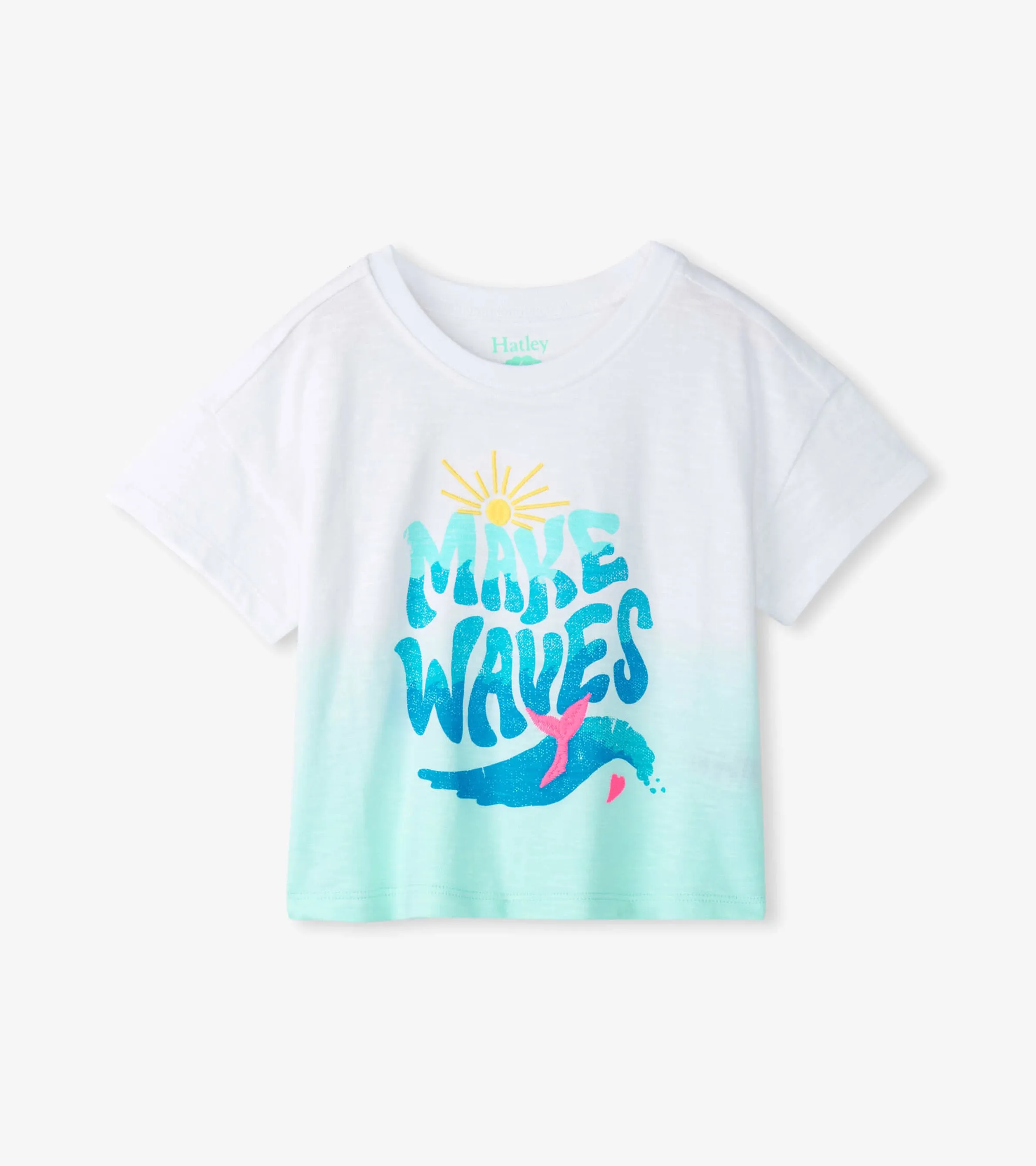 Girls Making Waves Boxy T-Shirt -Hatley