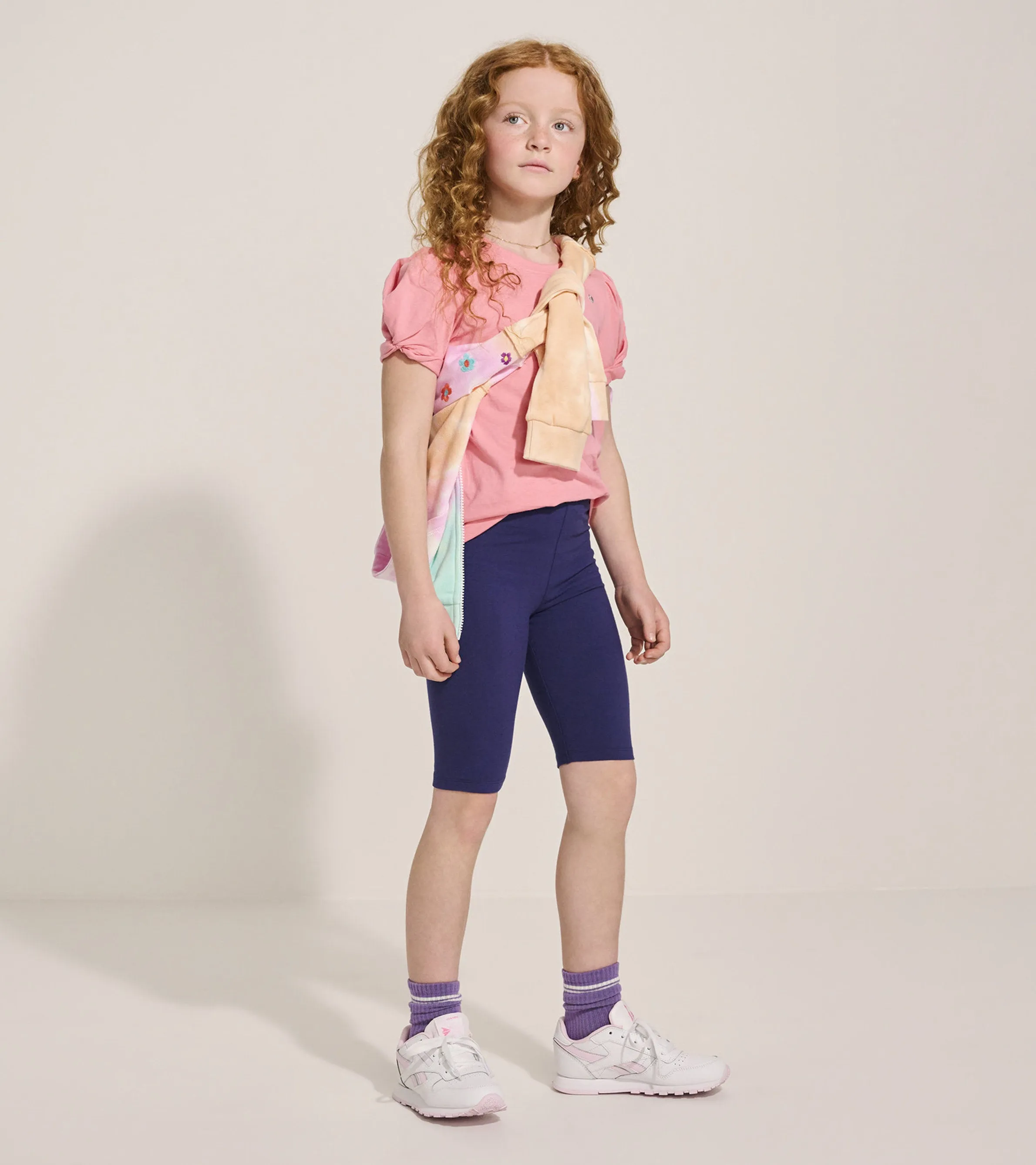 Girls Navy Bike Shorts -Hatley