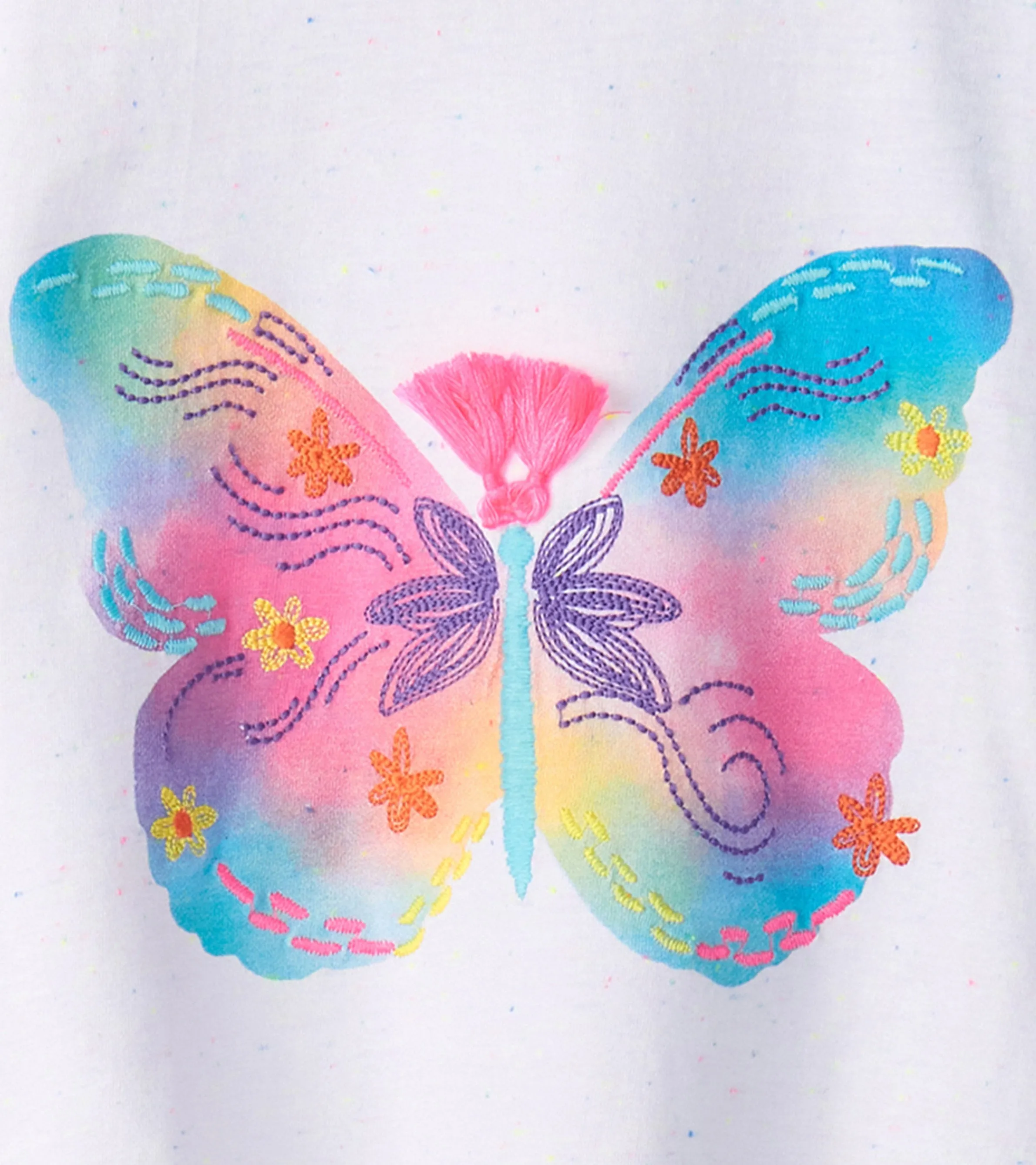 Girls Painted Butterfly Relaxed T-Shirt -Hatley