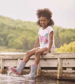 Girls Painted Butterfly Relaxed T-Shirt -Hatley