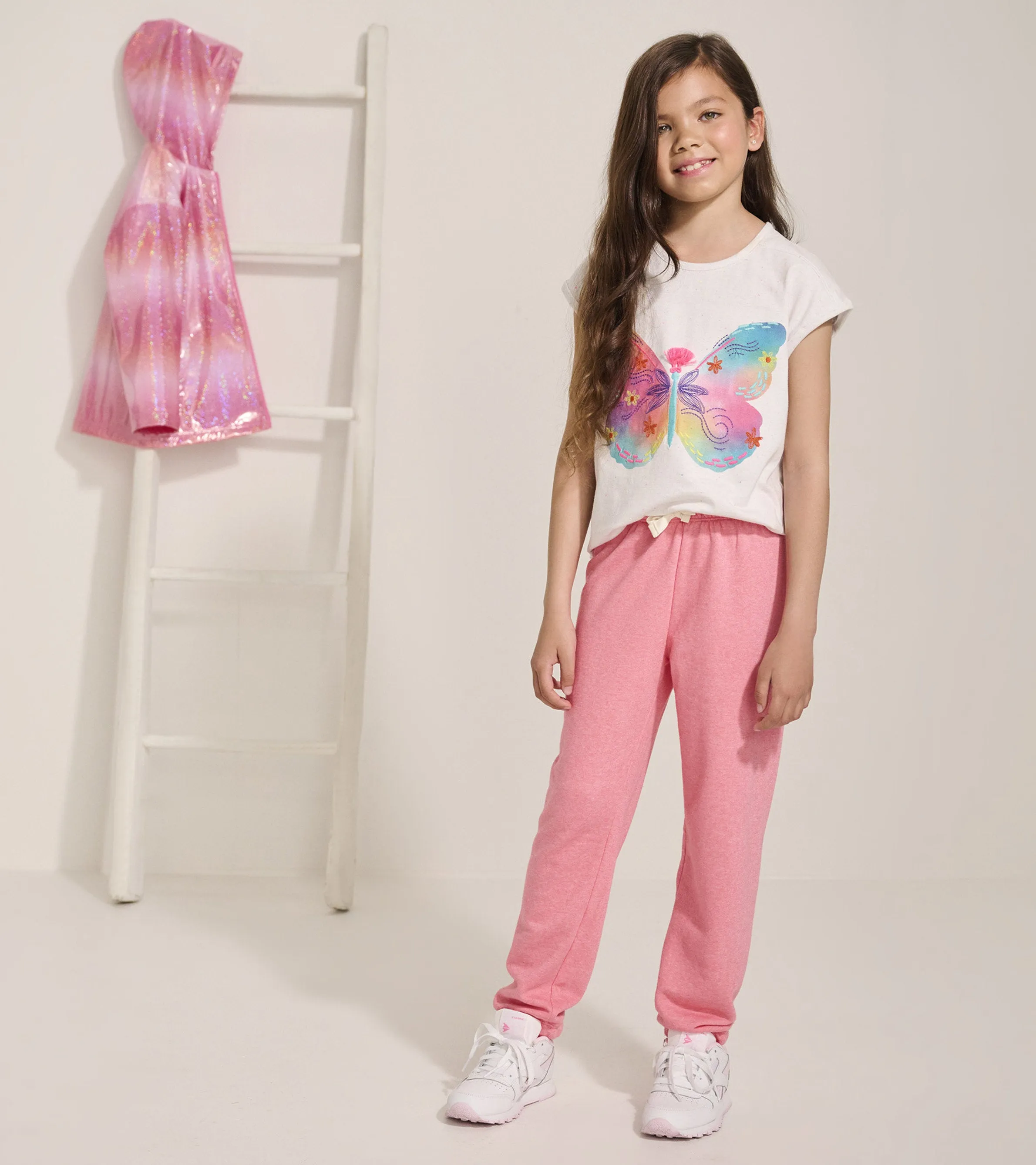 Girls Painted Butterfly Relaxed T-Shirt -Hatley