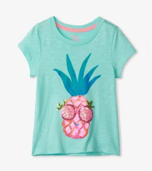 Girls Party Pineapple Graphic Tee | Hatley
