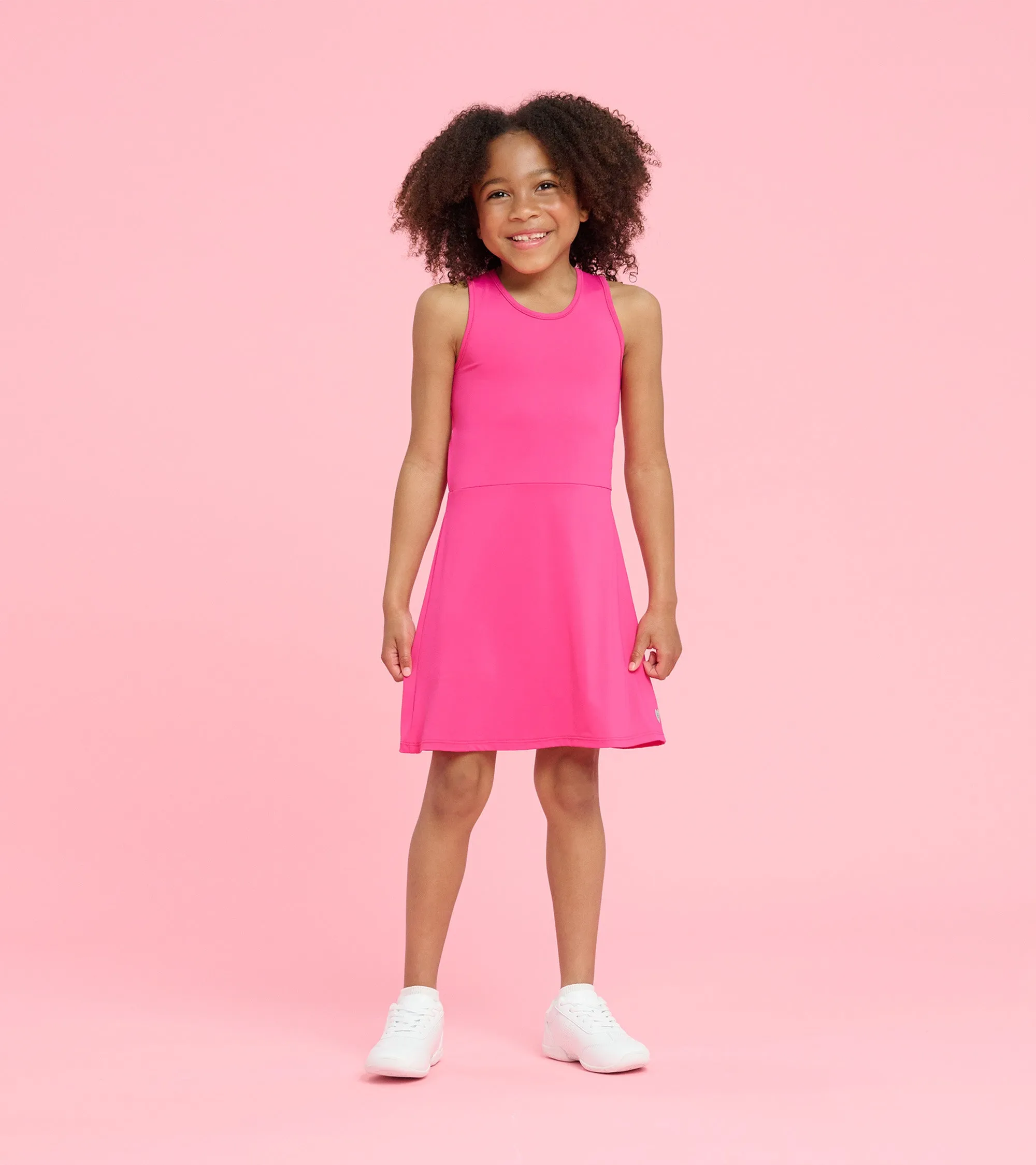 Girls Pink Active A-Line Dress -Hatley