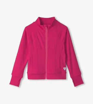 Girls Pink Active Jacket -Hatley