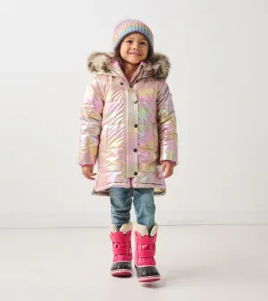 Girls Pink Moon Puffer Jacket -Hatley