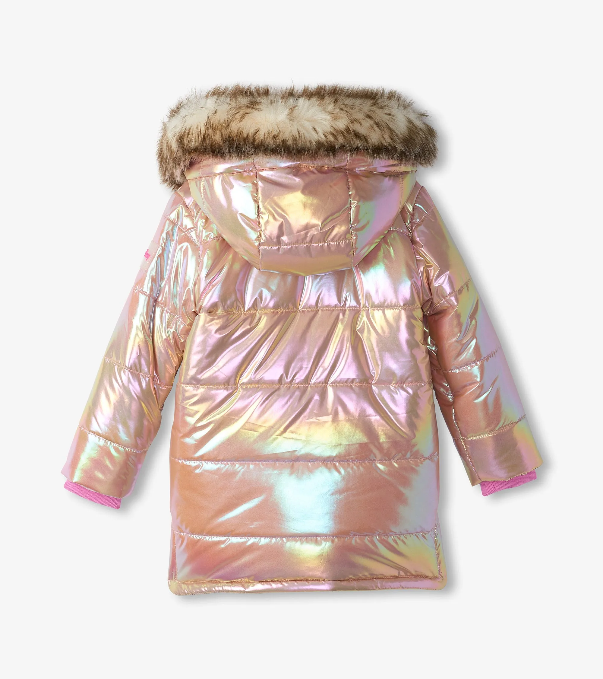 Girls Pink Moon Puffer Jacket -Hatley