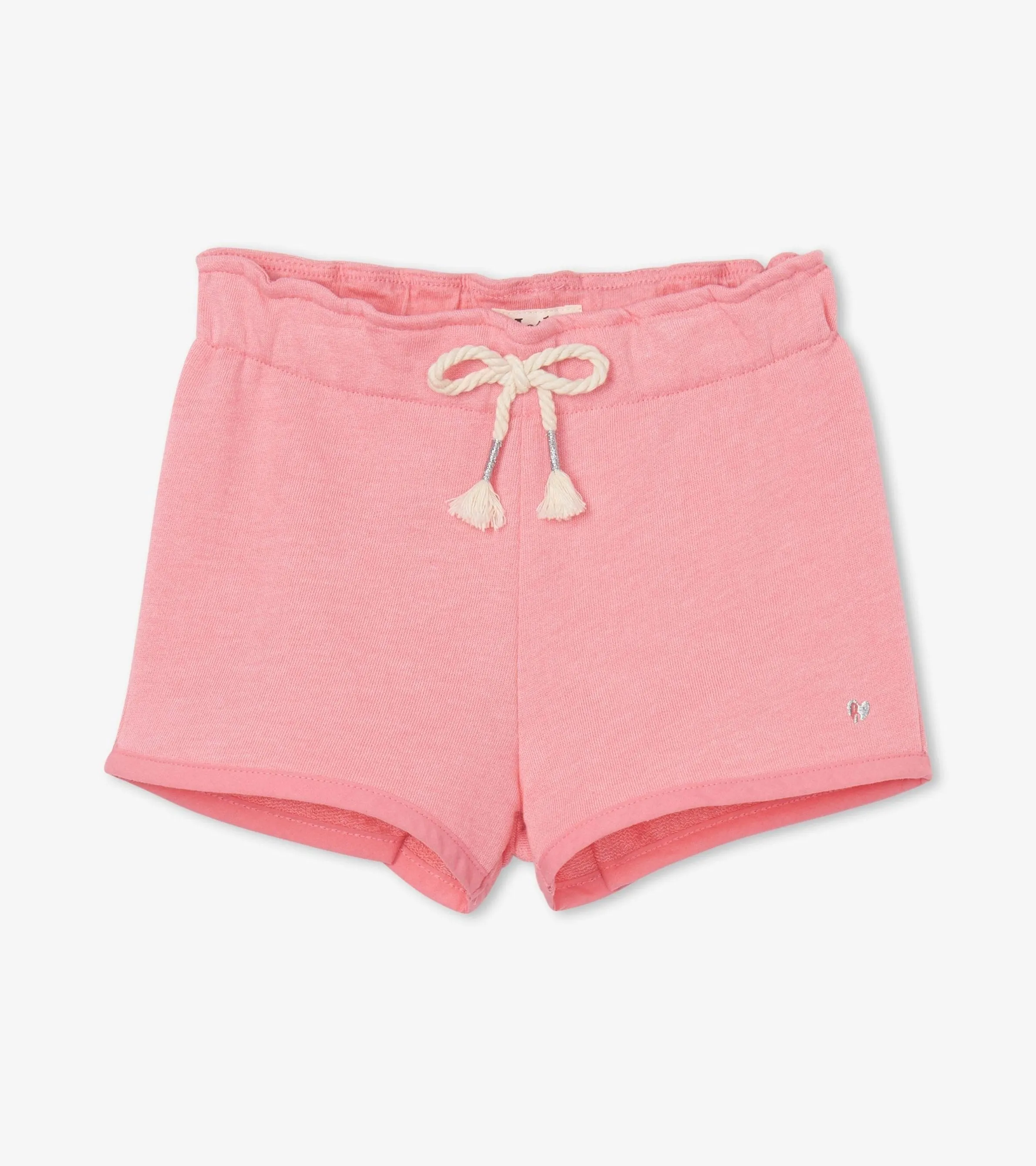 Girls Pink Paper Bag Shorts -Hatley