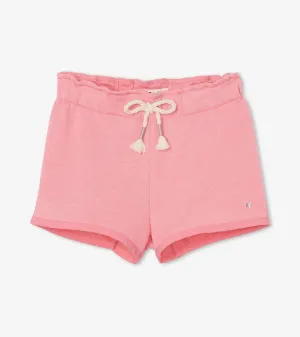Girls Pink Paper Bag Shorts -Hatley